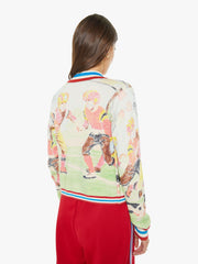 Women The Slim Raquette Cardigan | Mother Denim Scramble