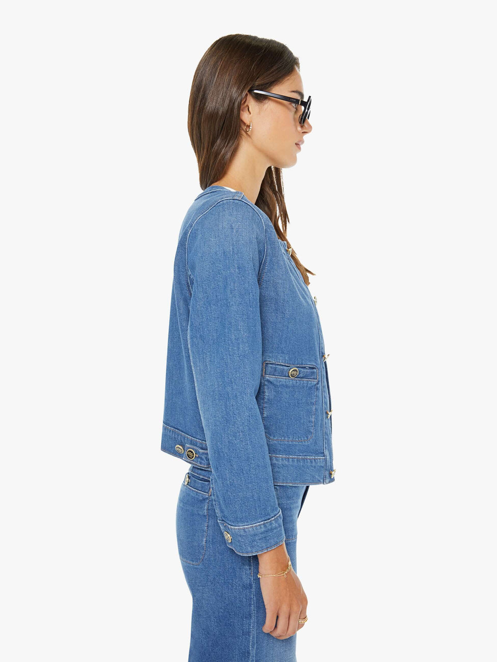 Women The Stashed Picky Jacket | Mother Denim Whisk Me Away