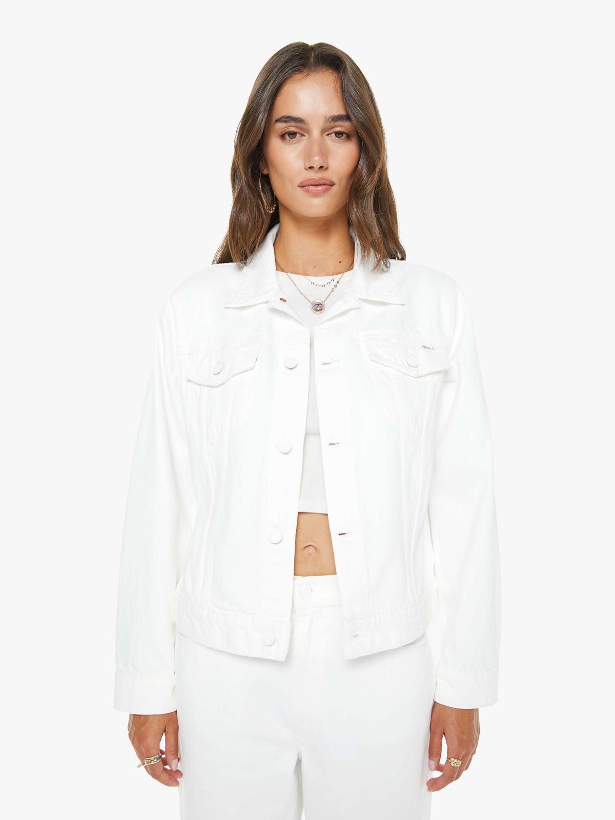 Women The Bruiser | Mother Denim Picket Fence