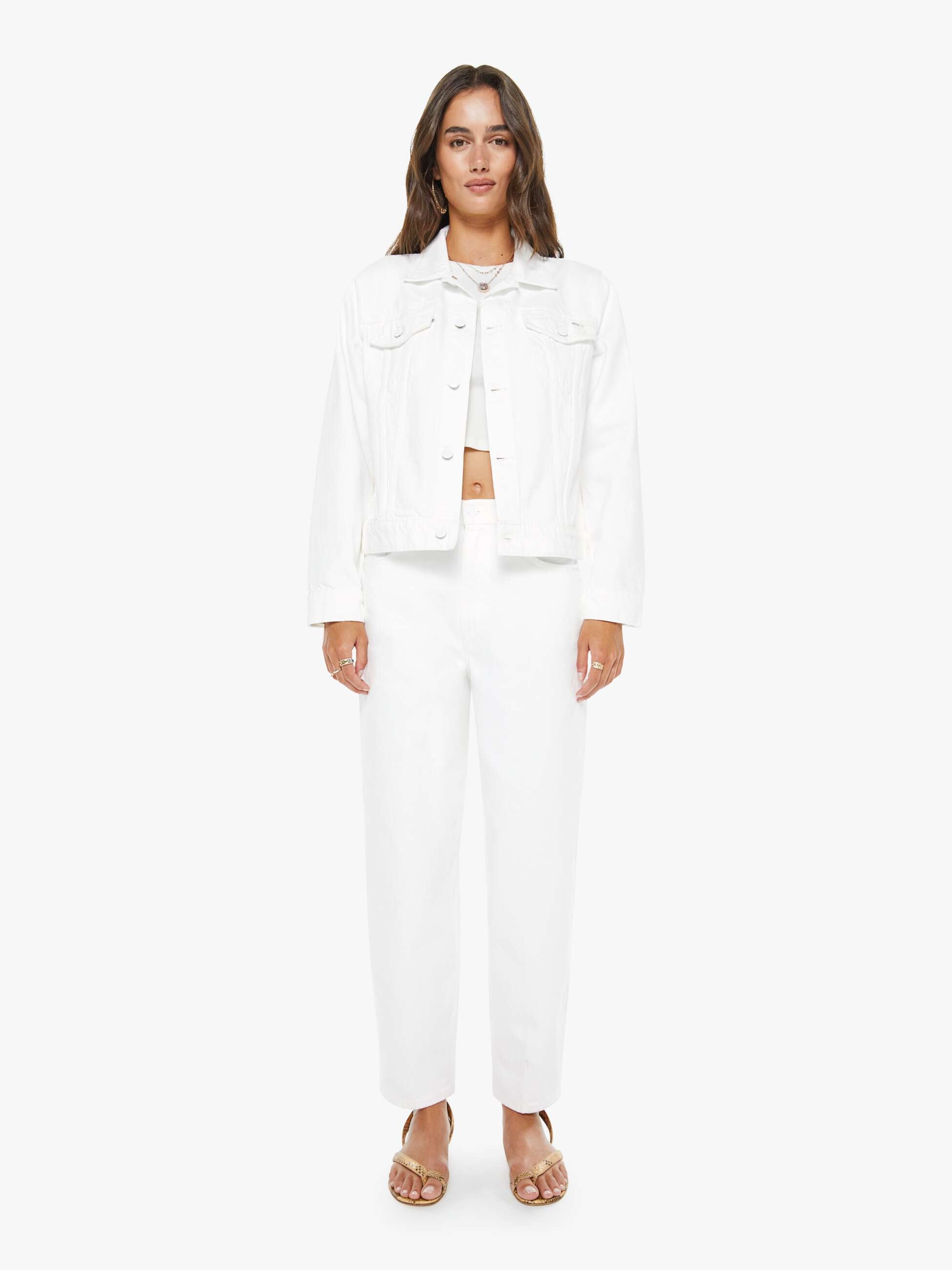 Women The Bruiser | Mother Denim Picket Fence