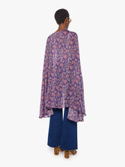 Women Natalie Martin Karis Long Cape | Mother Denim ARTICHOKE MARINER