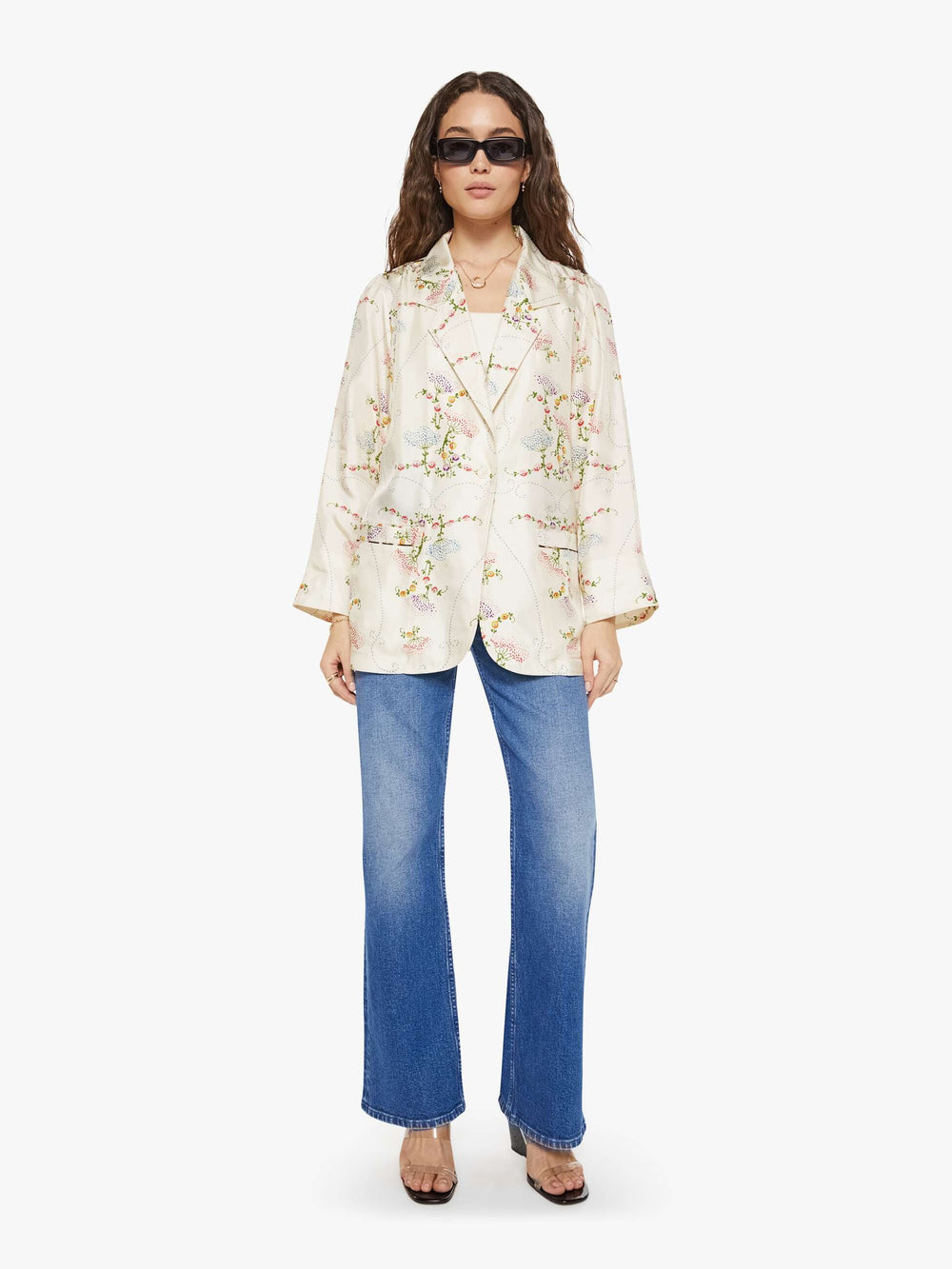 Women La Prestic Ouiston Elichou Blazer | Mother Denim BRODERIE ECRU