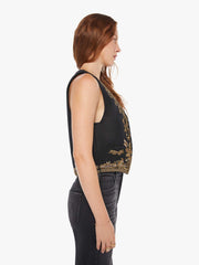Women Maria Cher Selena Vest | Mother Denim Black