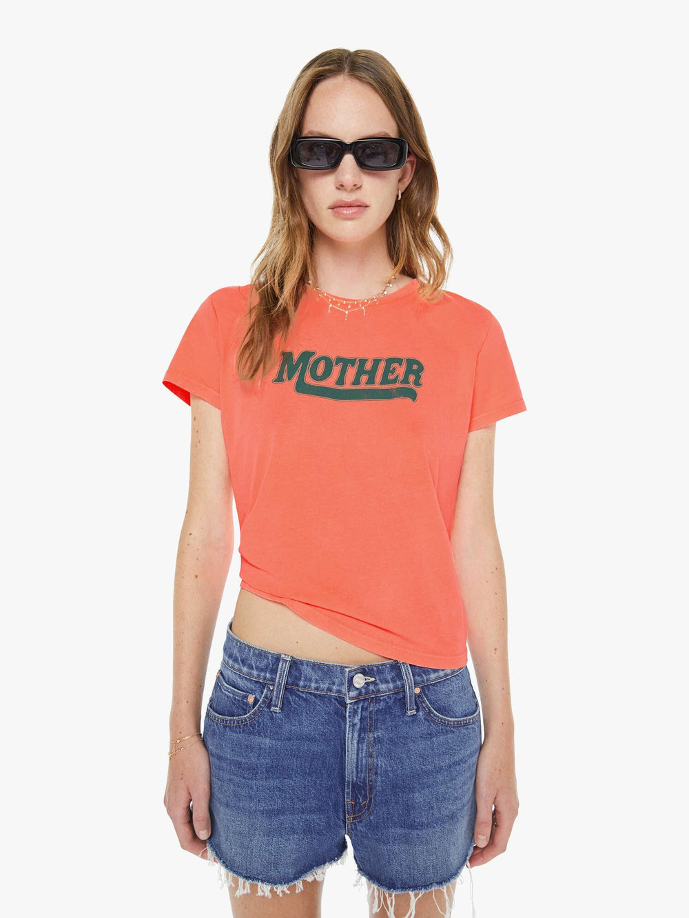 Women The Bruiser | Mother Denim Spray Tan