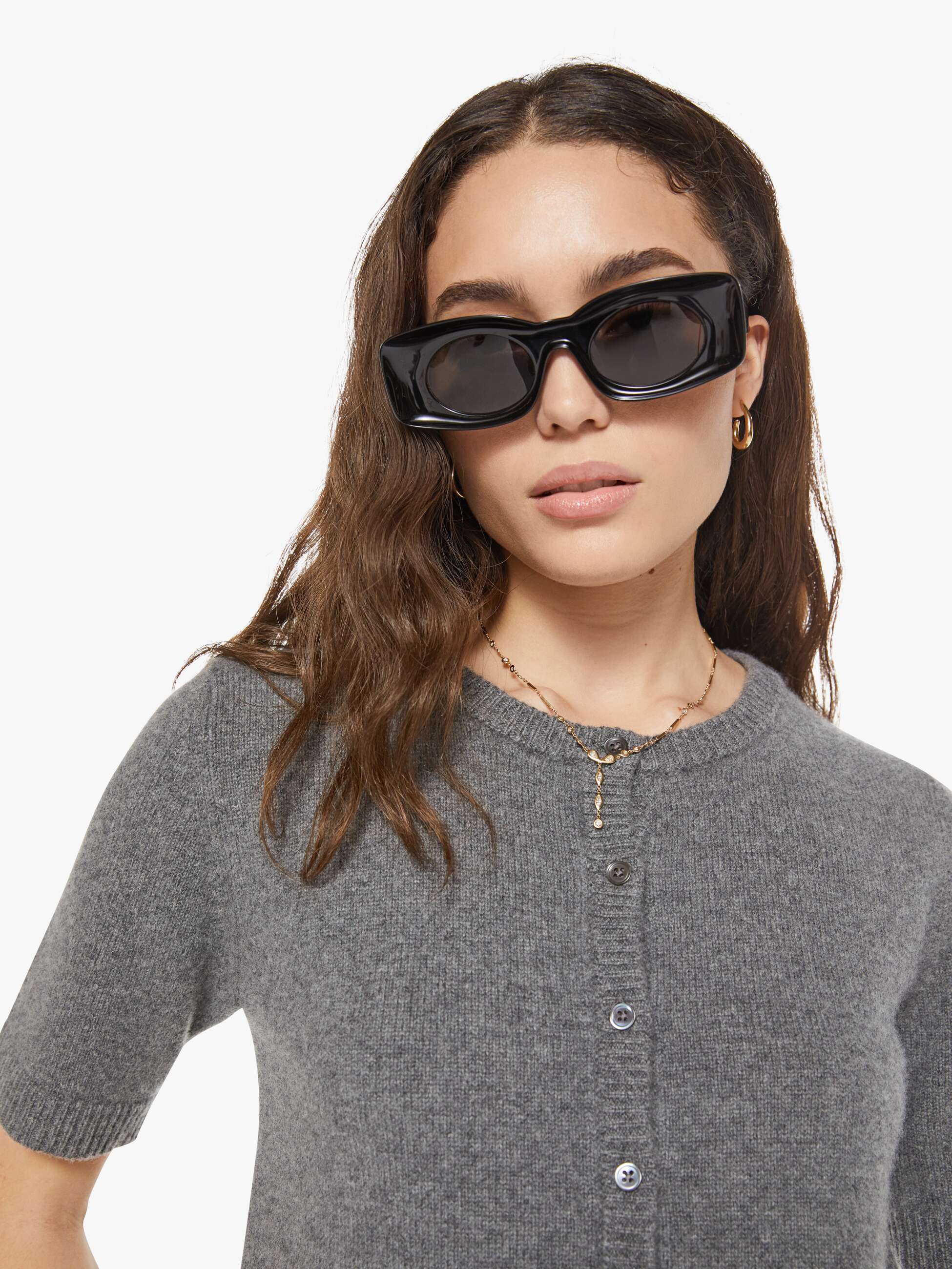 Women SPRWMN Anita Cardigan | Mother Denim Grey