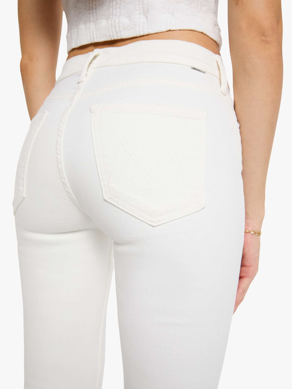 Women Women's The Mid Rise Dazzler Ankle Fairest of Them All | Mother Denim FAIREST OF THEM ALL