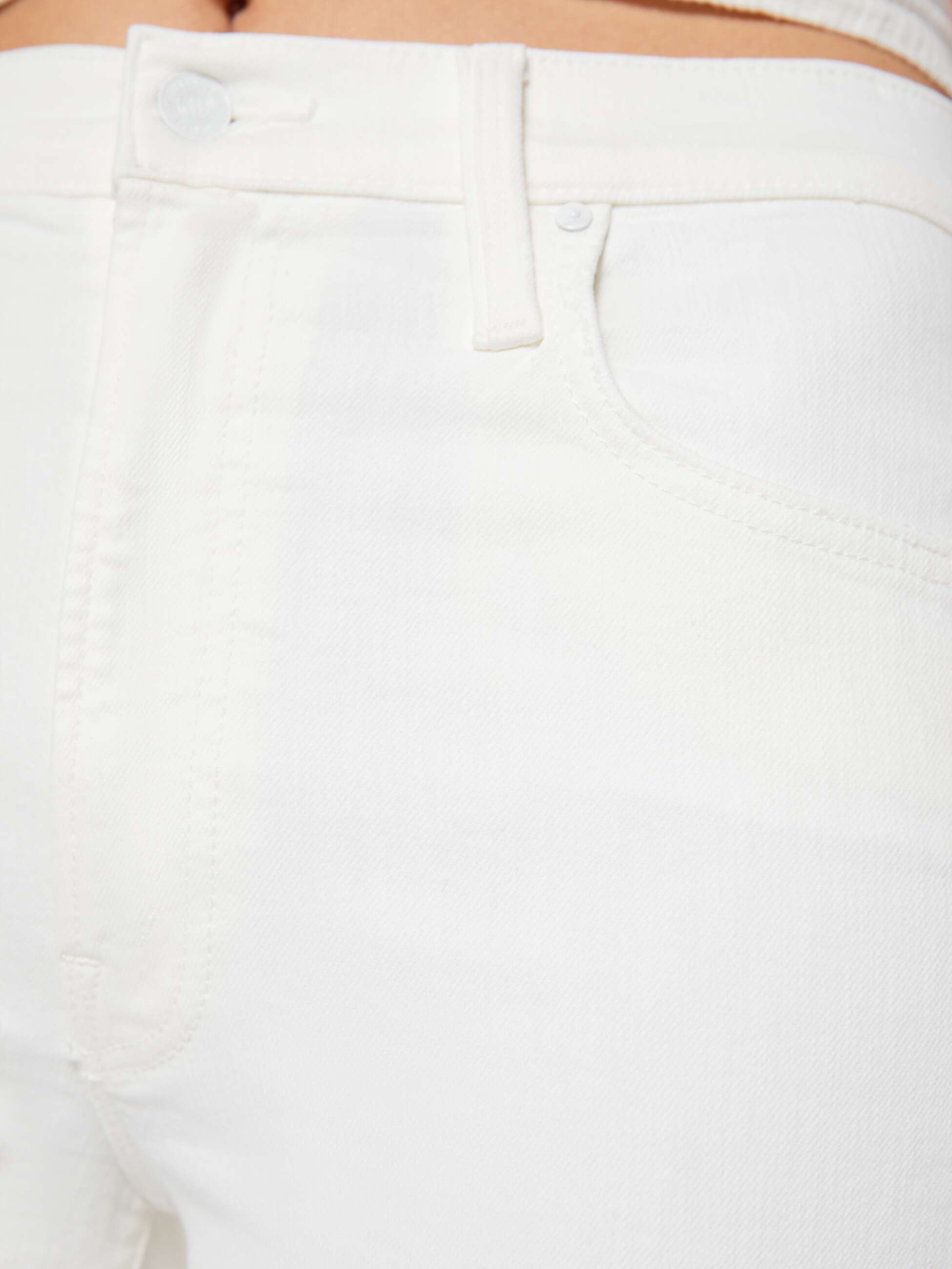 Women THE RAMBLER ZIP ANKLE FAIREST OF THEM ALL | Mother Denim White