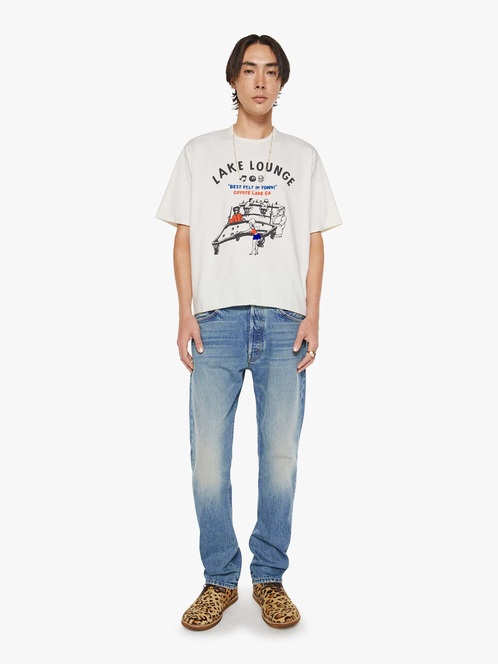 Women The Cut Off Coops Tee | Mother Denim White