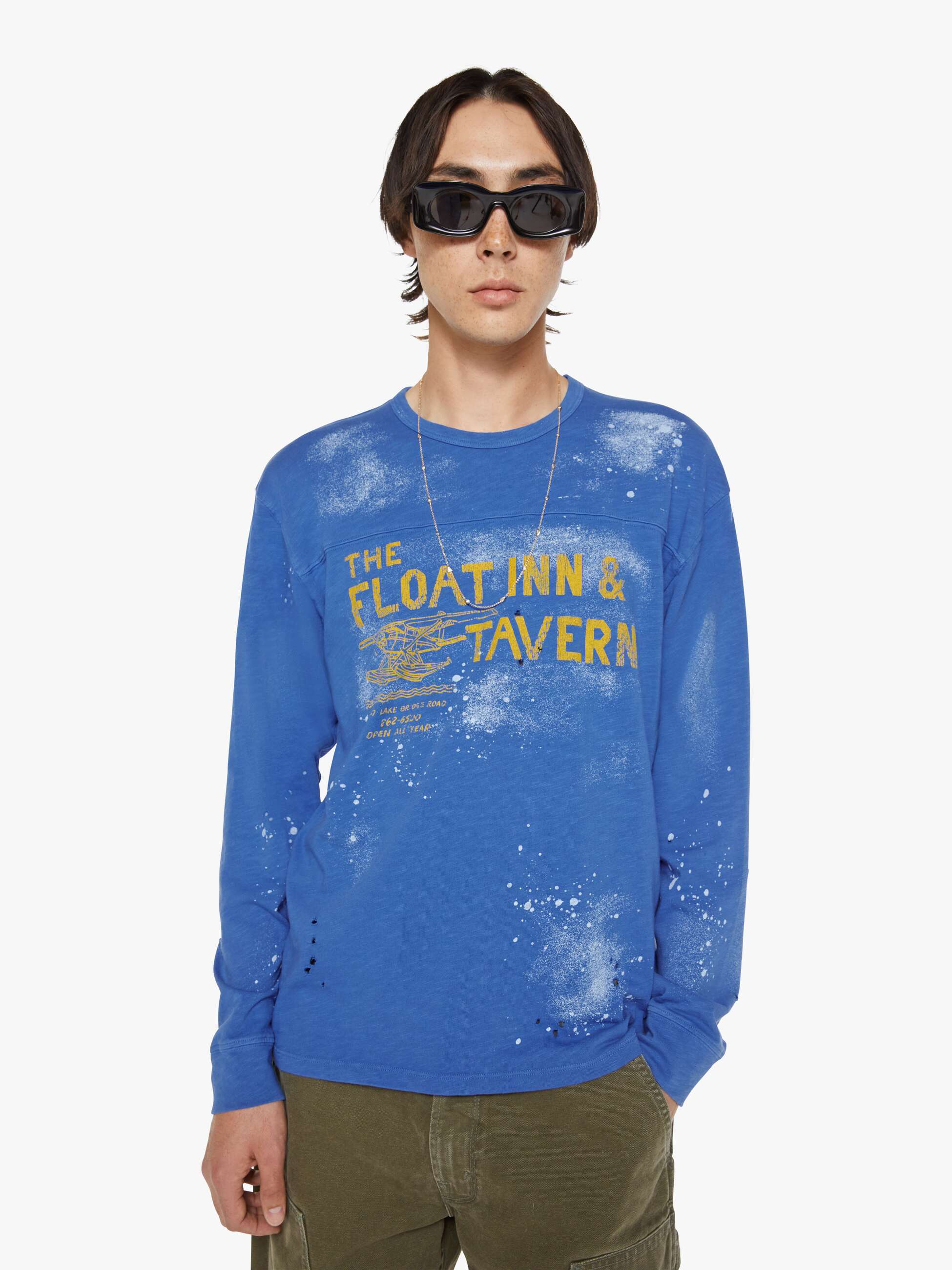 Women The Player | Mother Denim Blue