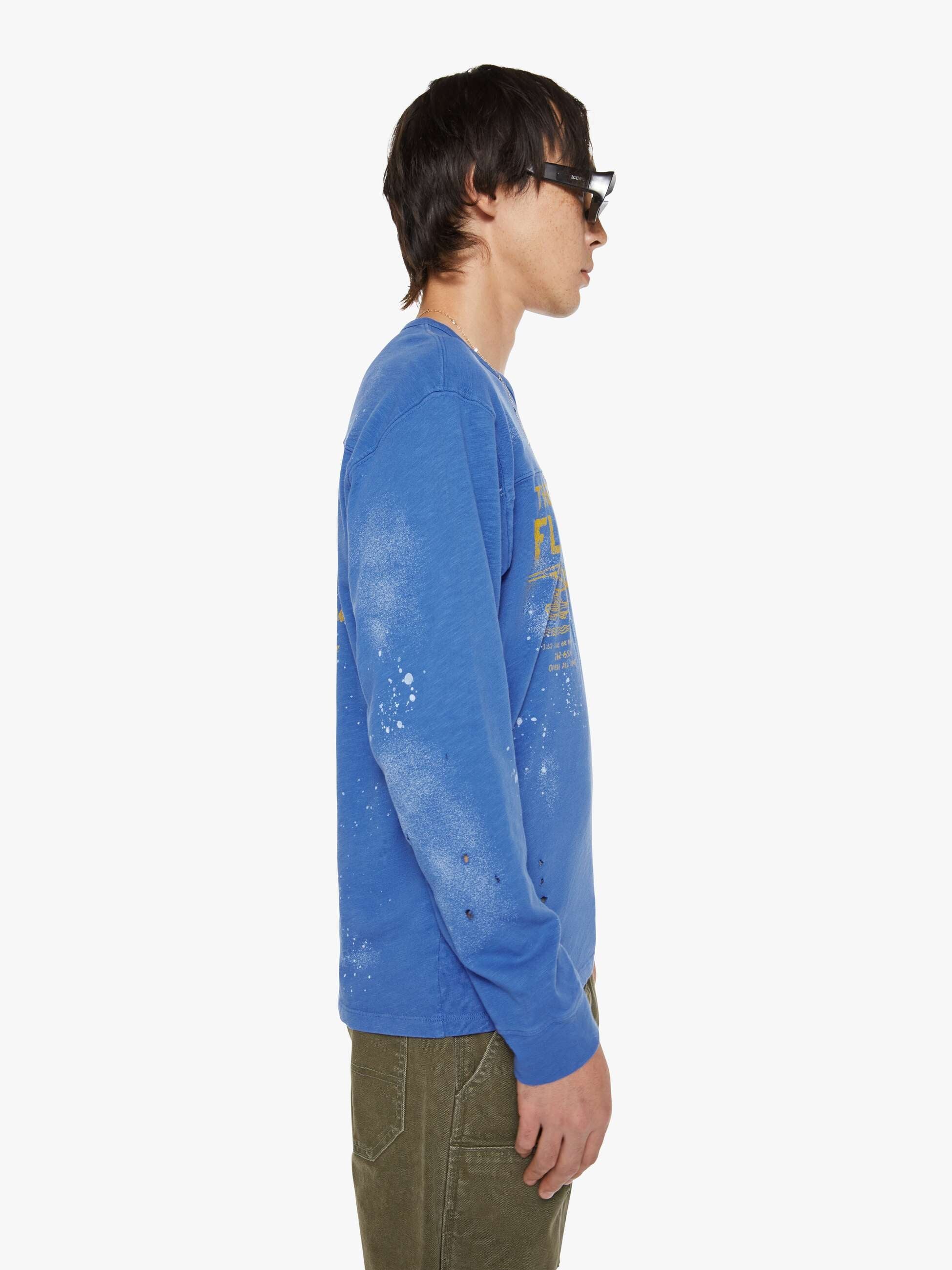 Women The Player | Mother Denim Blue