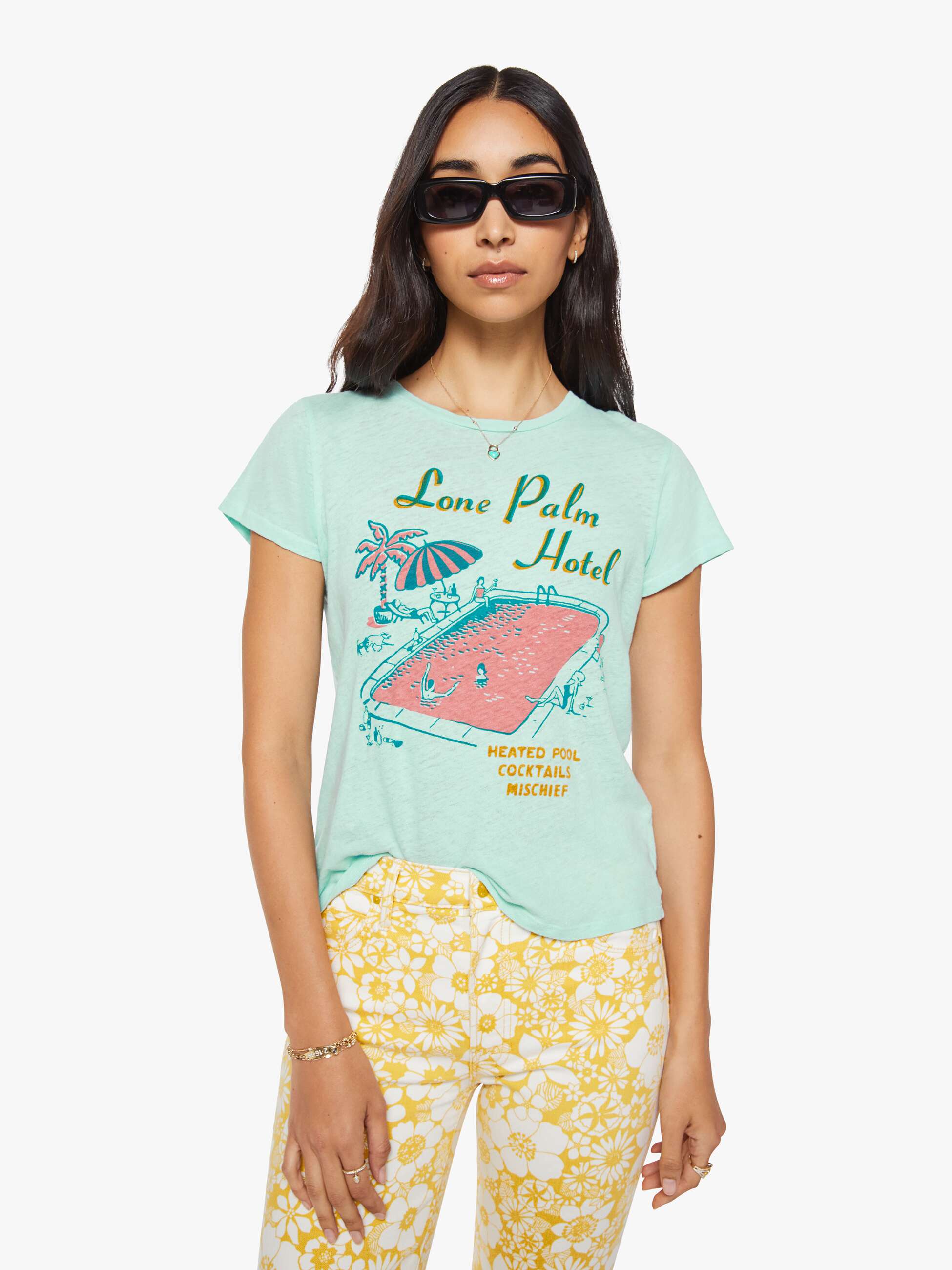 Women The Lil Sinful | Mother Denim Lone Palm