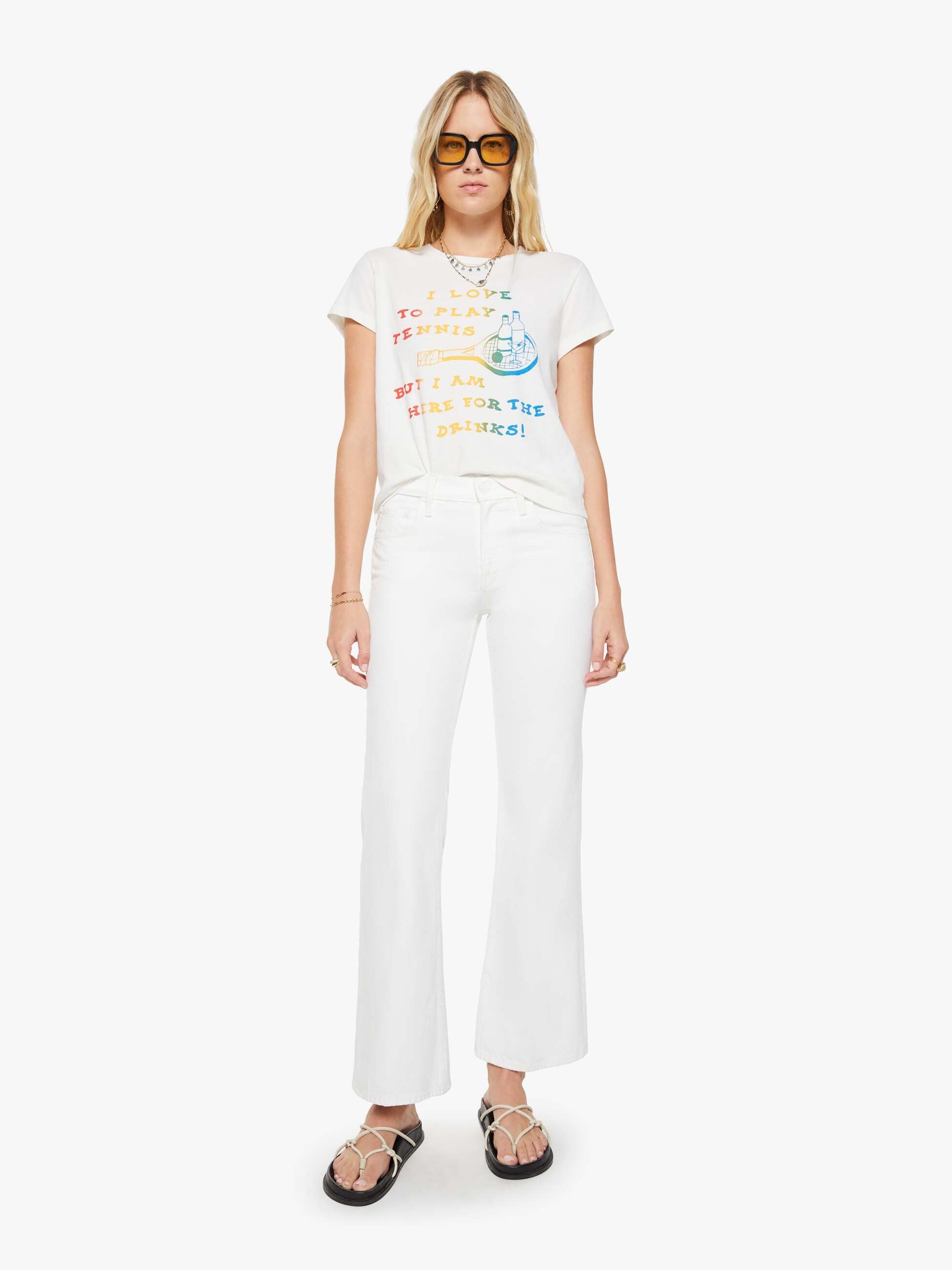 Women The Boxy Goodie Goodie | Mother Denim I Love To Play Tennis
