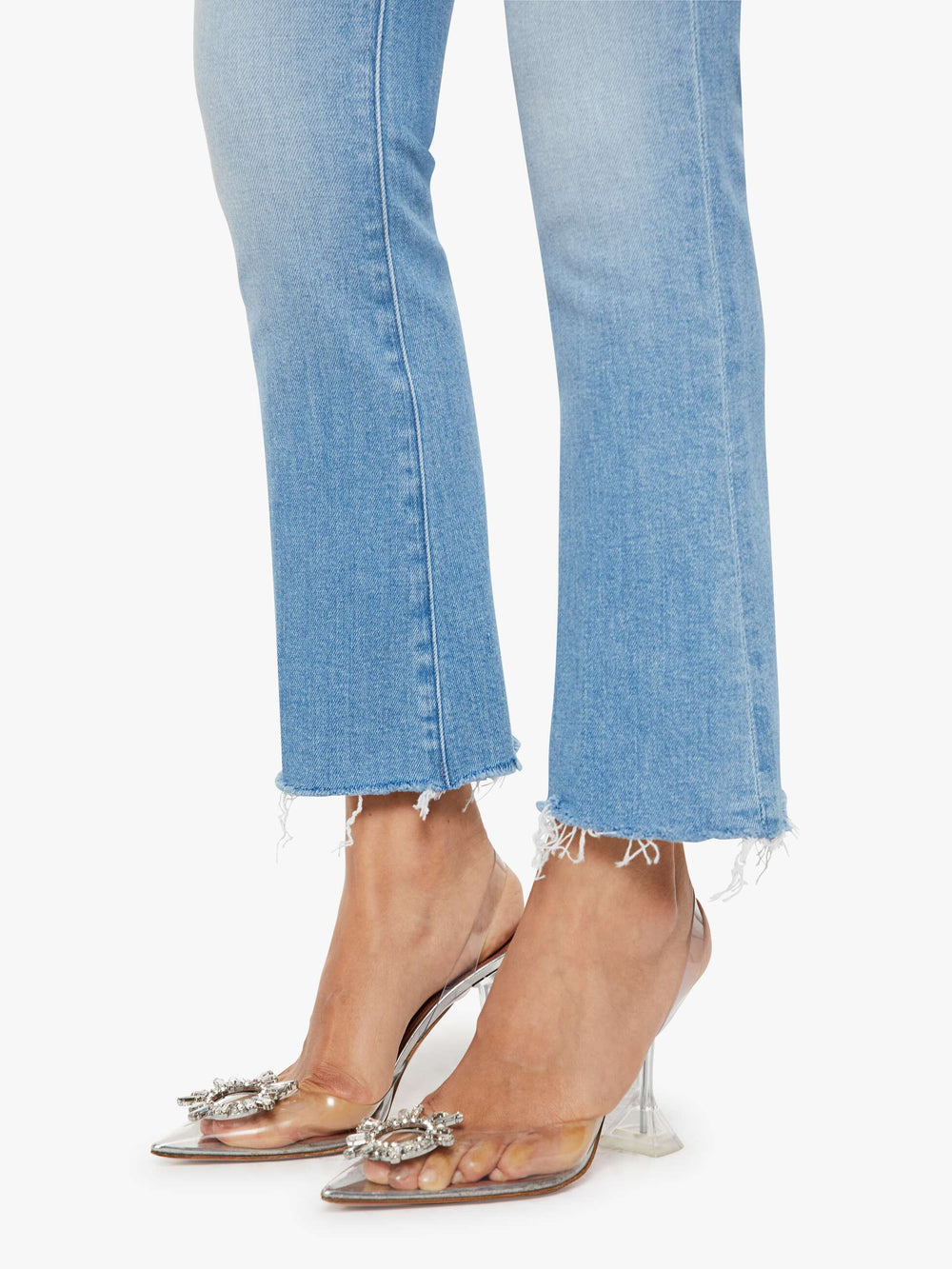 Women The Boxy Goodie Goodie | Mother Denim True Blue And Fluff