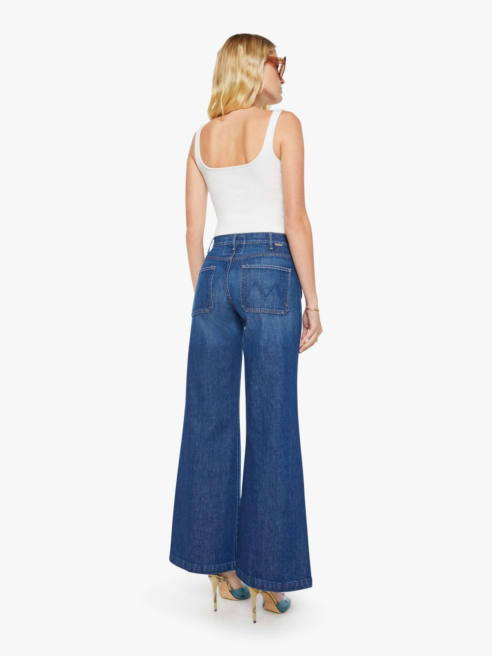 Women The Itty Bitty Ringer | Mother Denim Desert Sun Palm