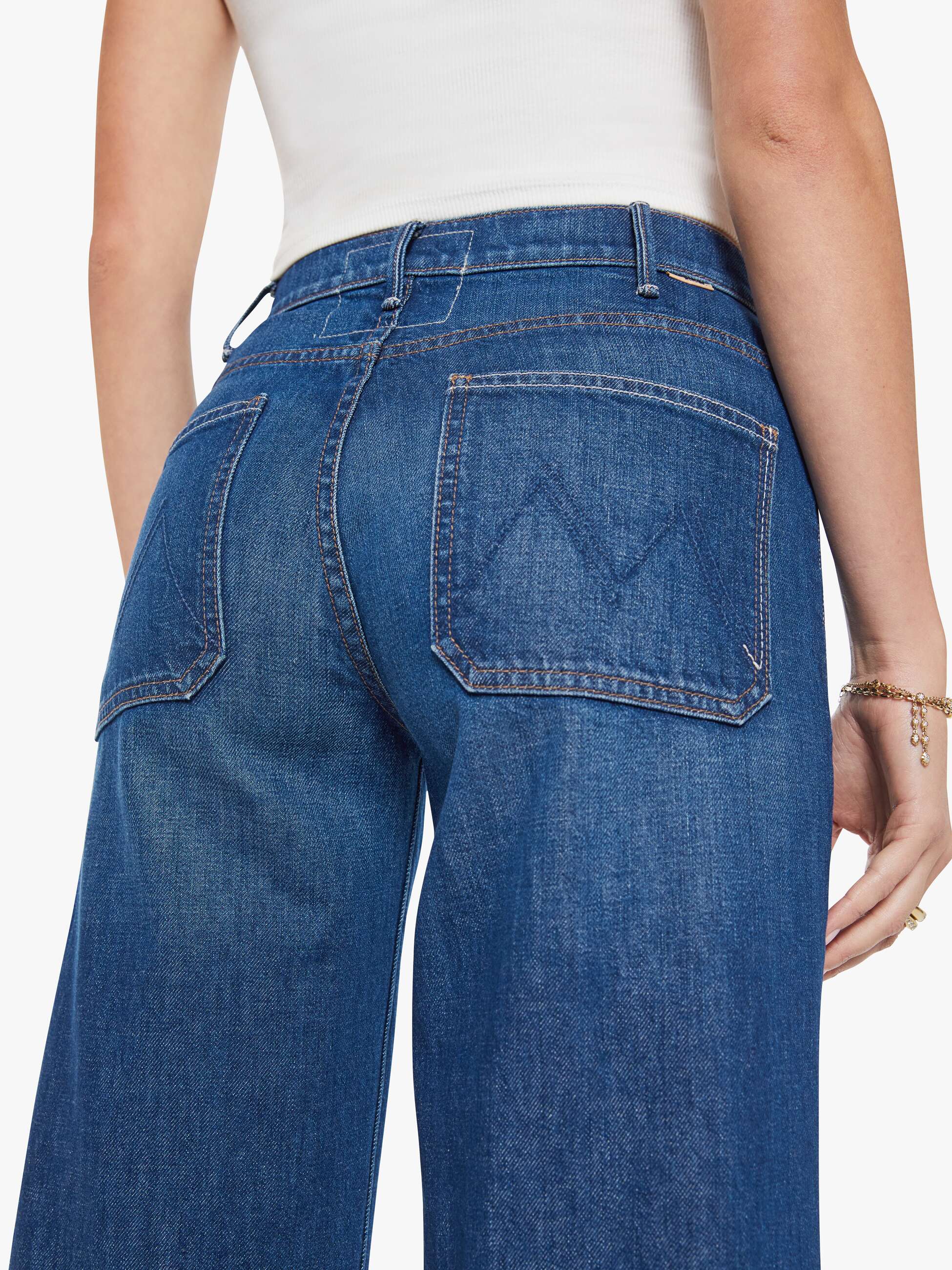 Women The Itty Bitty Ringer | Mother Denim Desert Sun Palm