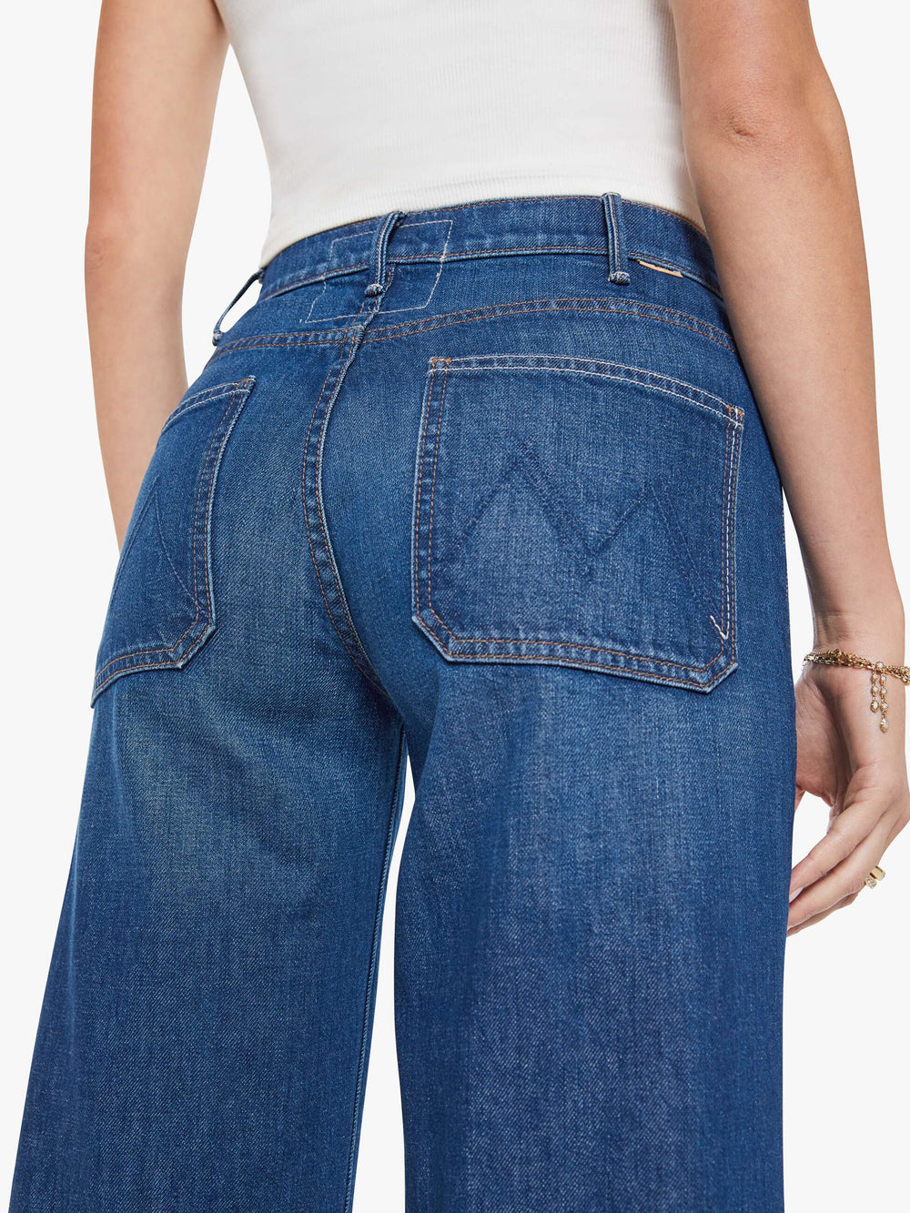 Women The Itty Bitty Ringer | Mother Denim Desert Sun Palm