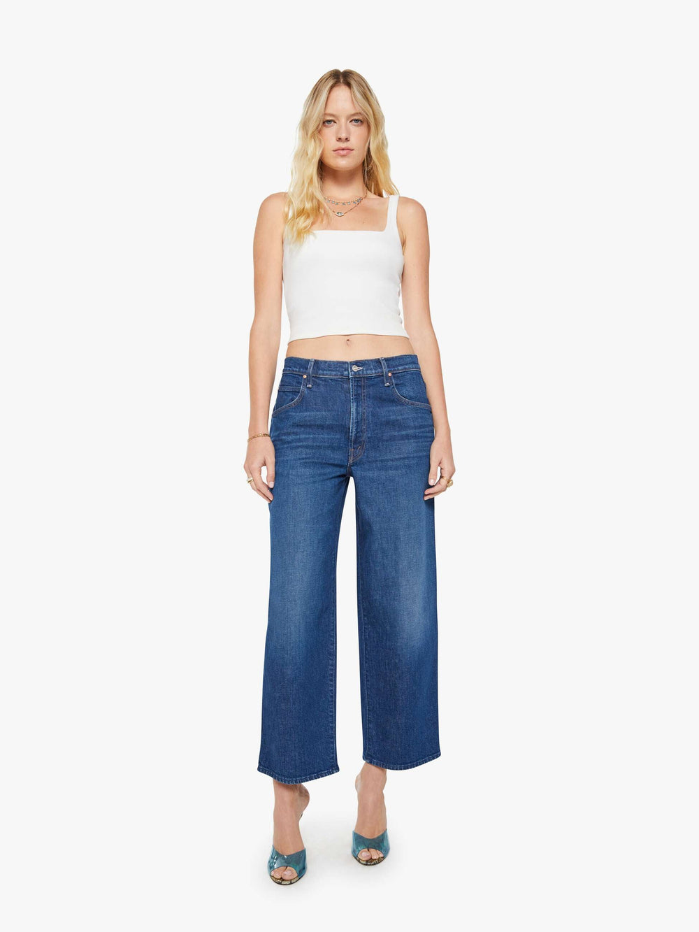 Women The Itty Bitty Ringer | Mother Denim Desert Sun Palm