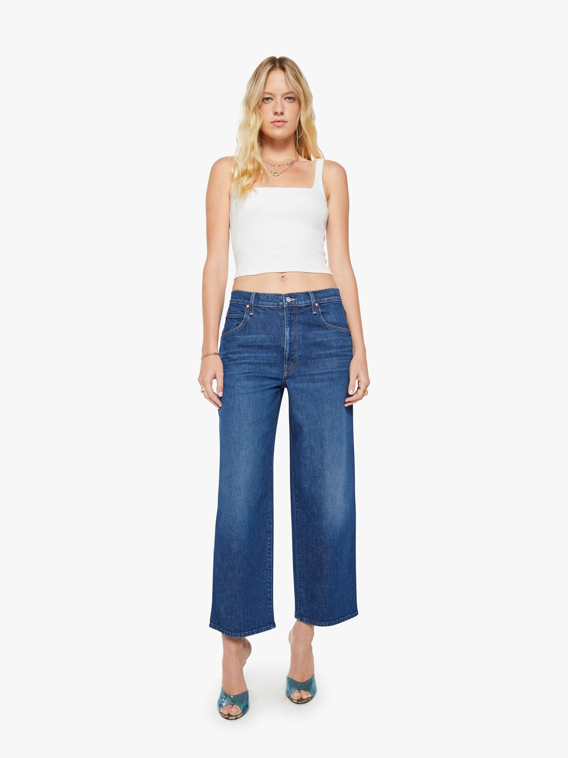Women The Itty Bitty Ringer | Mother Denim Desert Sun Palm