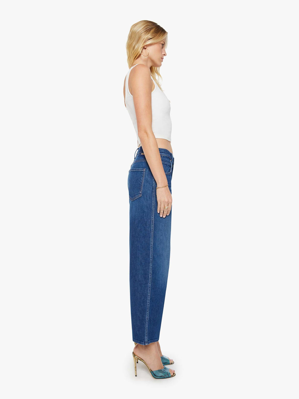 Women The Itty Bitty Ringer | Mother Denim Desert Sun Palm