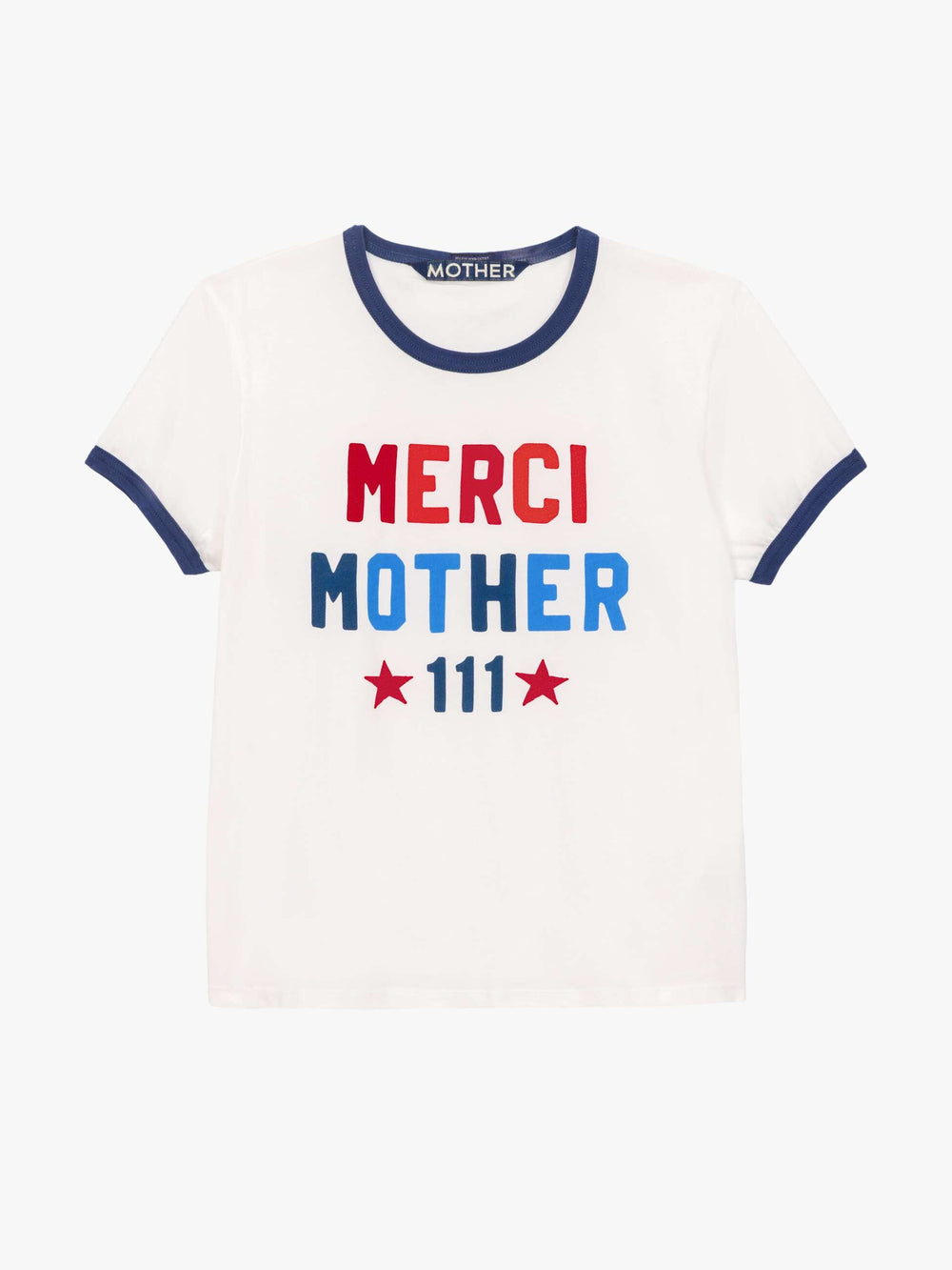 Women Merci x MOTHER The Lil' Goodie Ringer | Mother Denim White