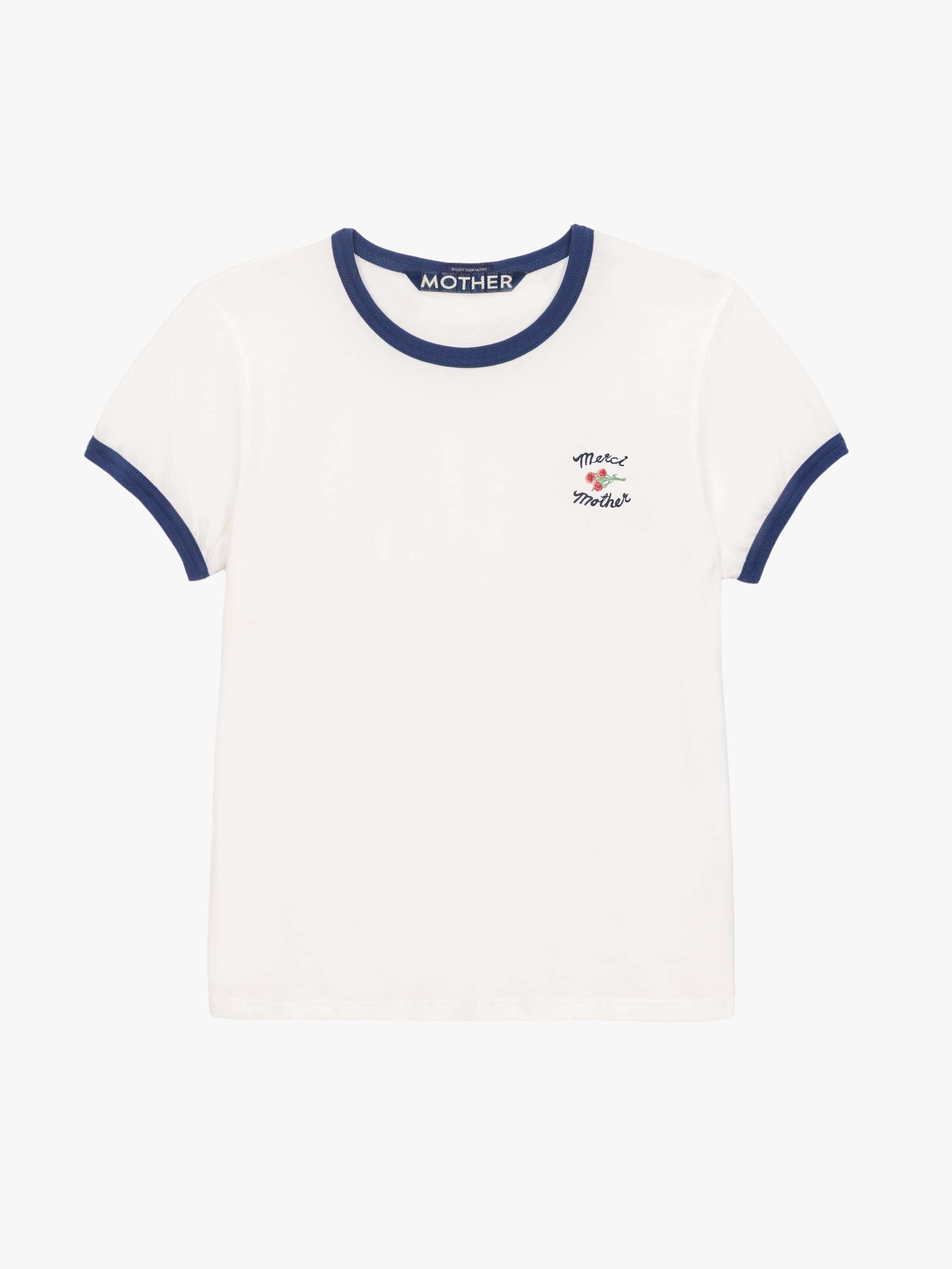 Women Merci x MOTHER The Lil' Goodie Ringer | Mother Denim White