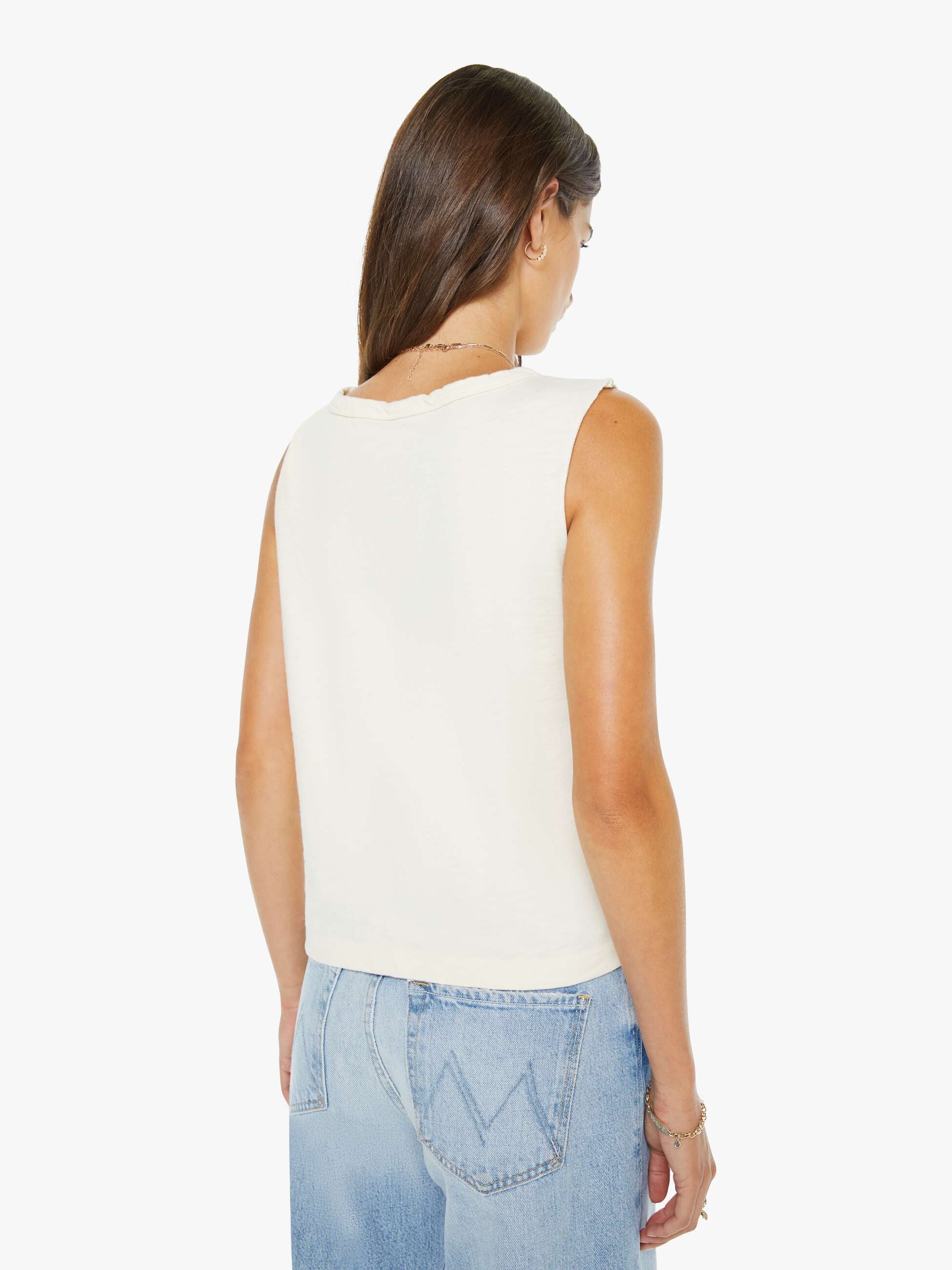 Women The Flirt Squad | Mother Denim Antique White