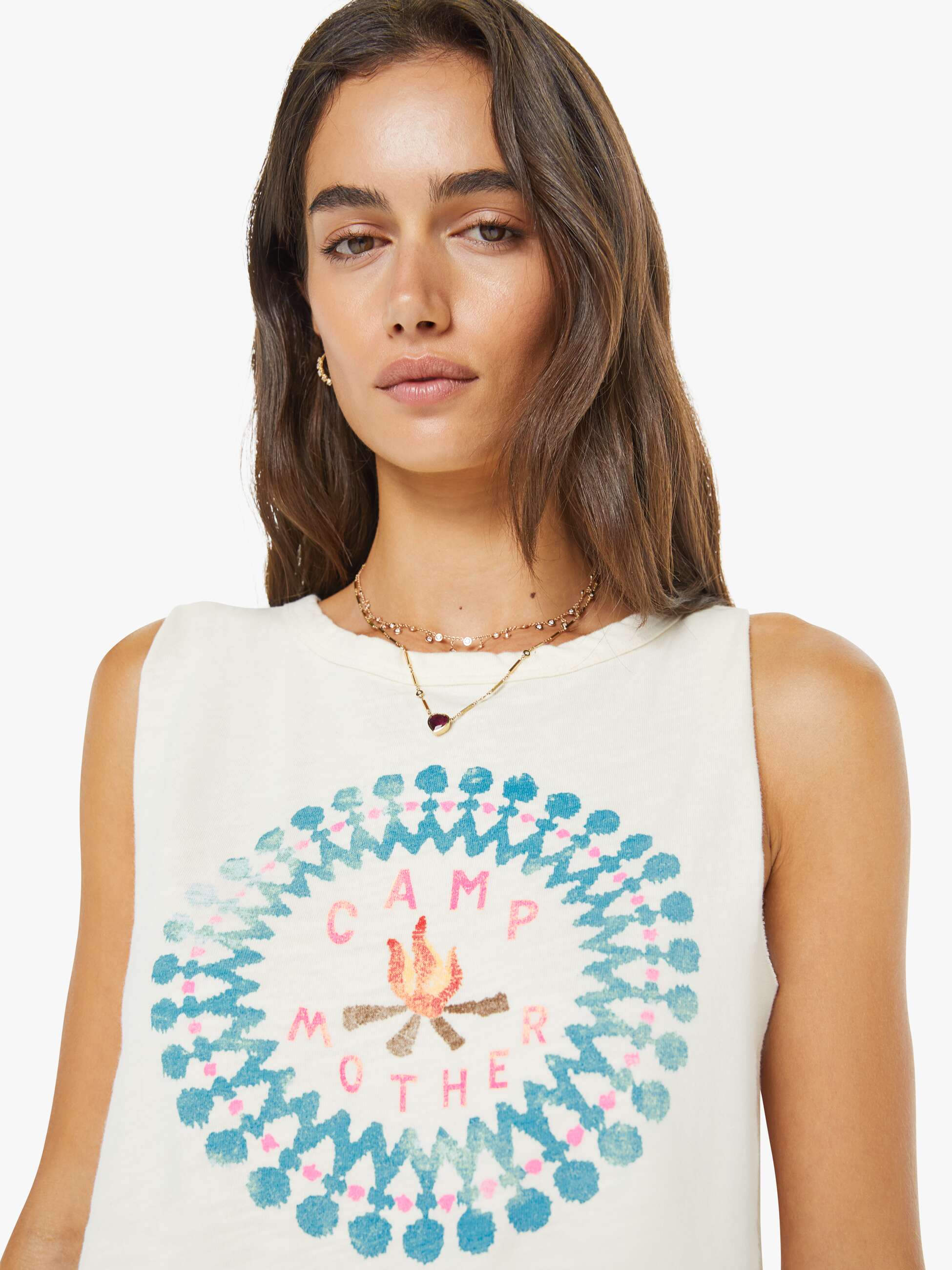 Women The Flirt Squad | Mother Denim Antique White