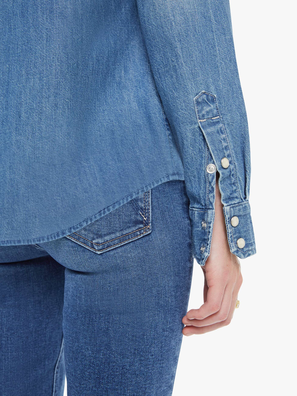 Women The Sleeveless Concert | Mother Denim Spin Cycle