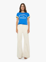 Women The Double Rowdy | Mother Denim Blue (Medium)