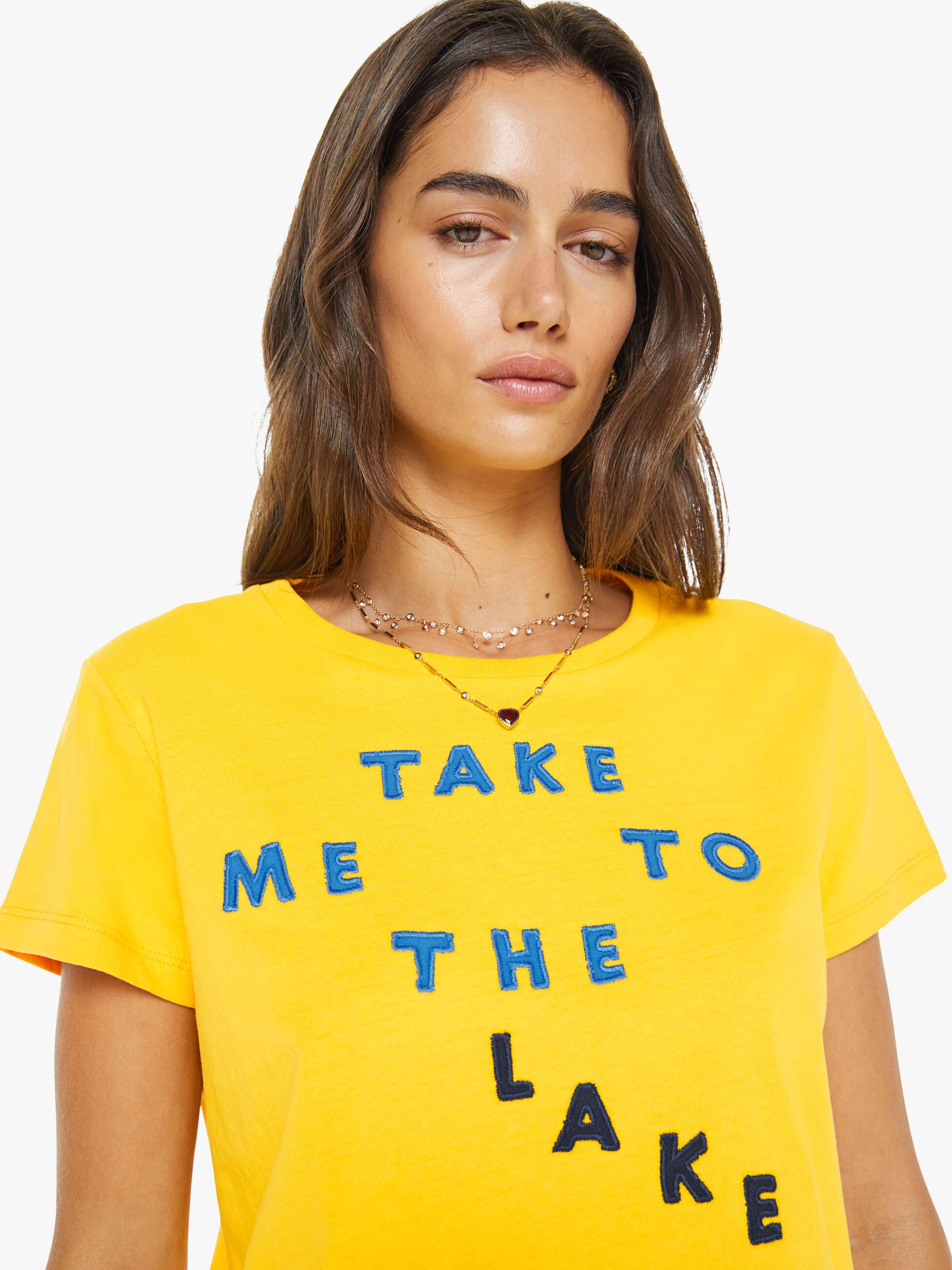 Women The Boxy Goodie Goodie | Mother Denim Take Me To The Lake