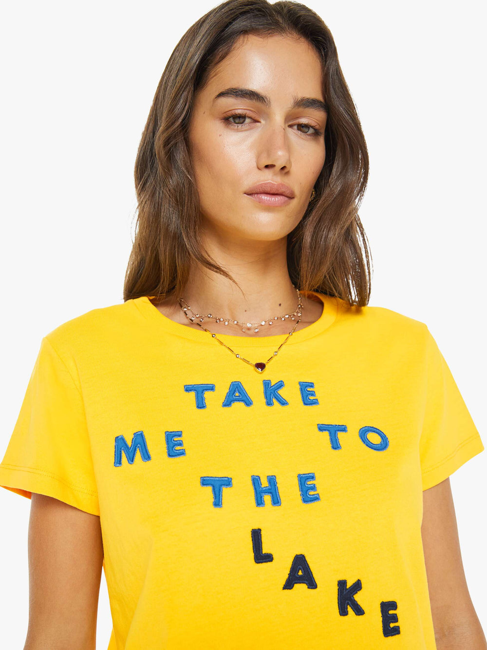 Women The Boxy Goodie Goodie | Mother Denim Take Me To The Lake