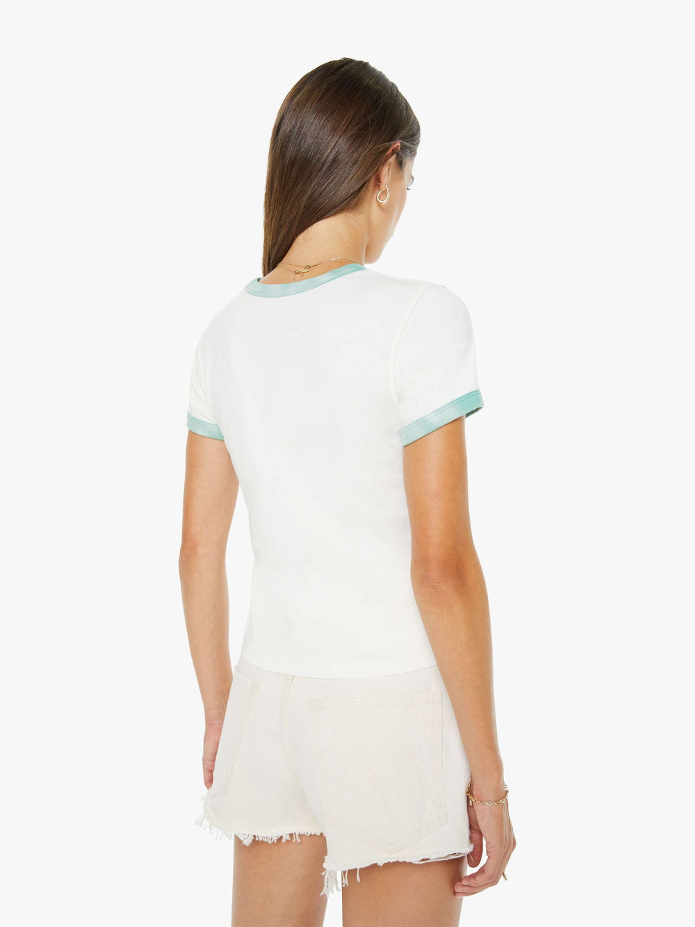 Women The Itty Bitty Ringer | Mother Denim River Rabbit