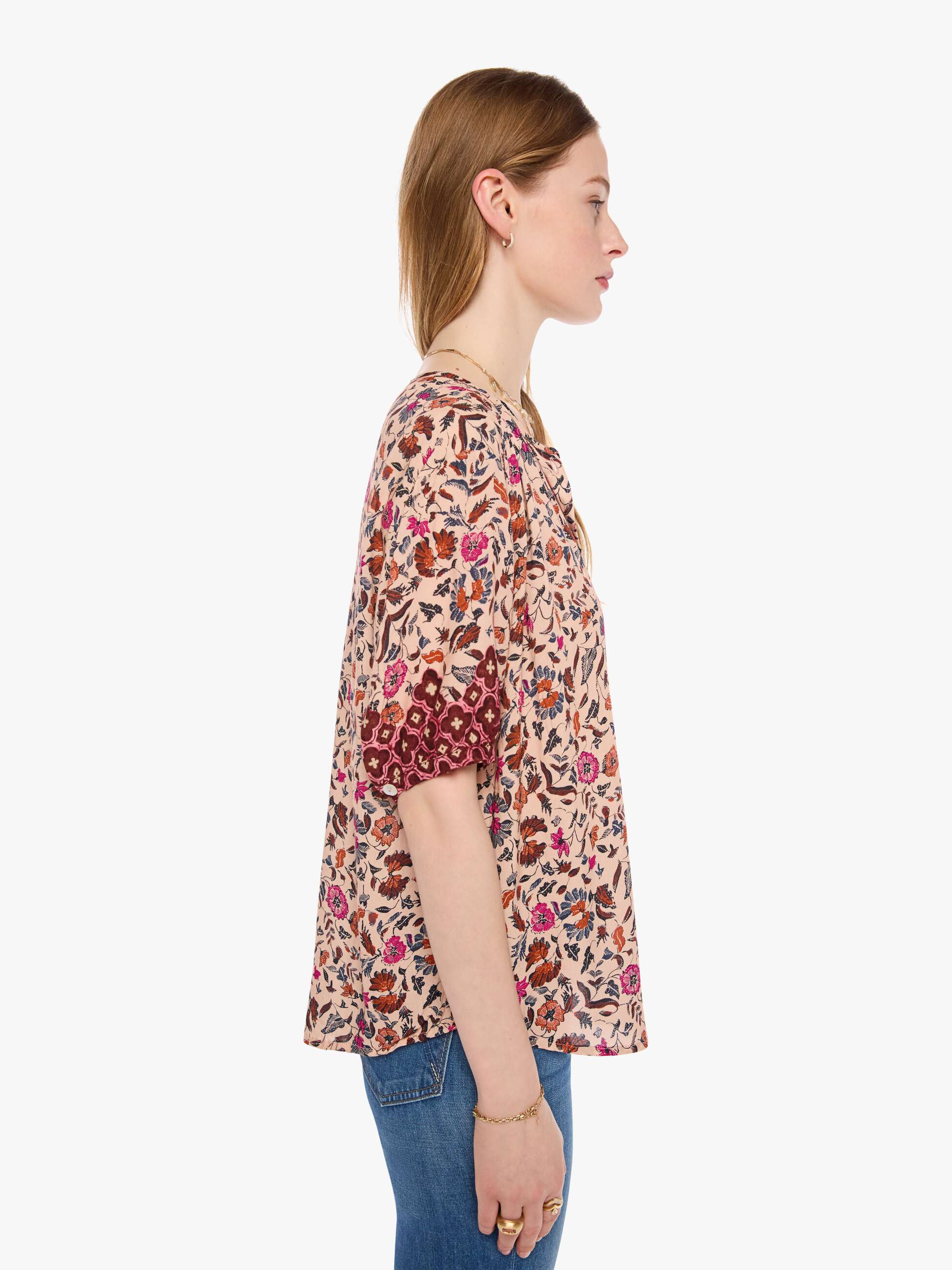 Women Natalie Martin Violet Top | Mother Denim WILDFLOWER SPICE