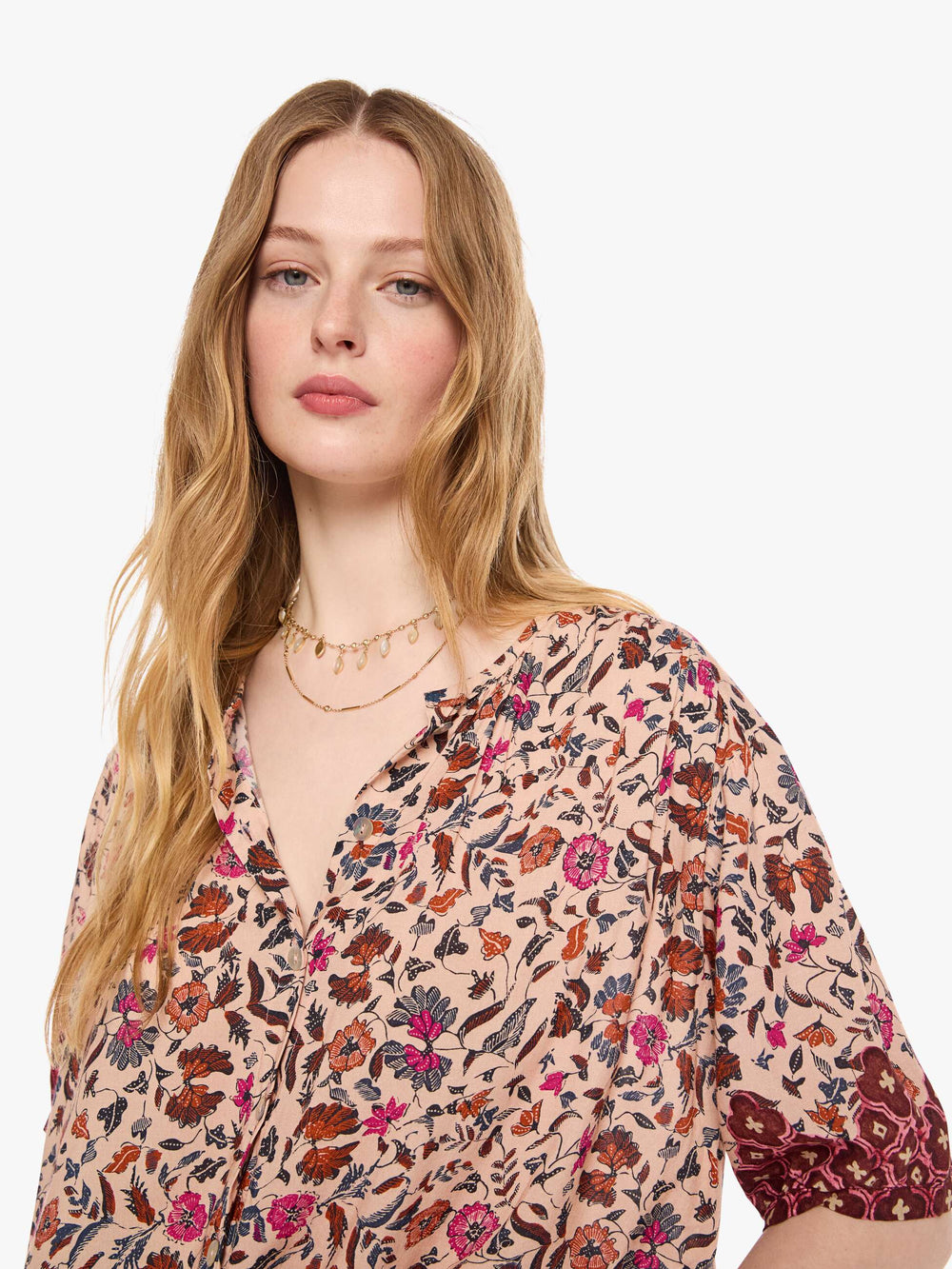 Women Natalie Martin Violet Top | Mother Denim WILDFLOWER SPICE