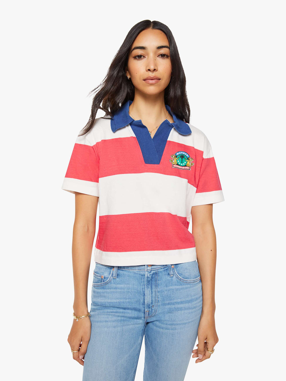 Women The S/S Match | Mother Denim Teaberry And Fluff
