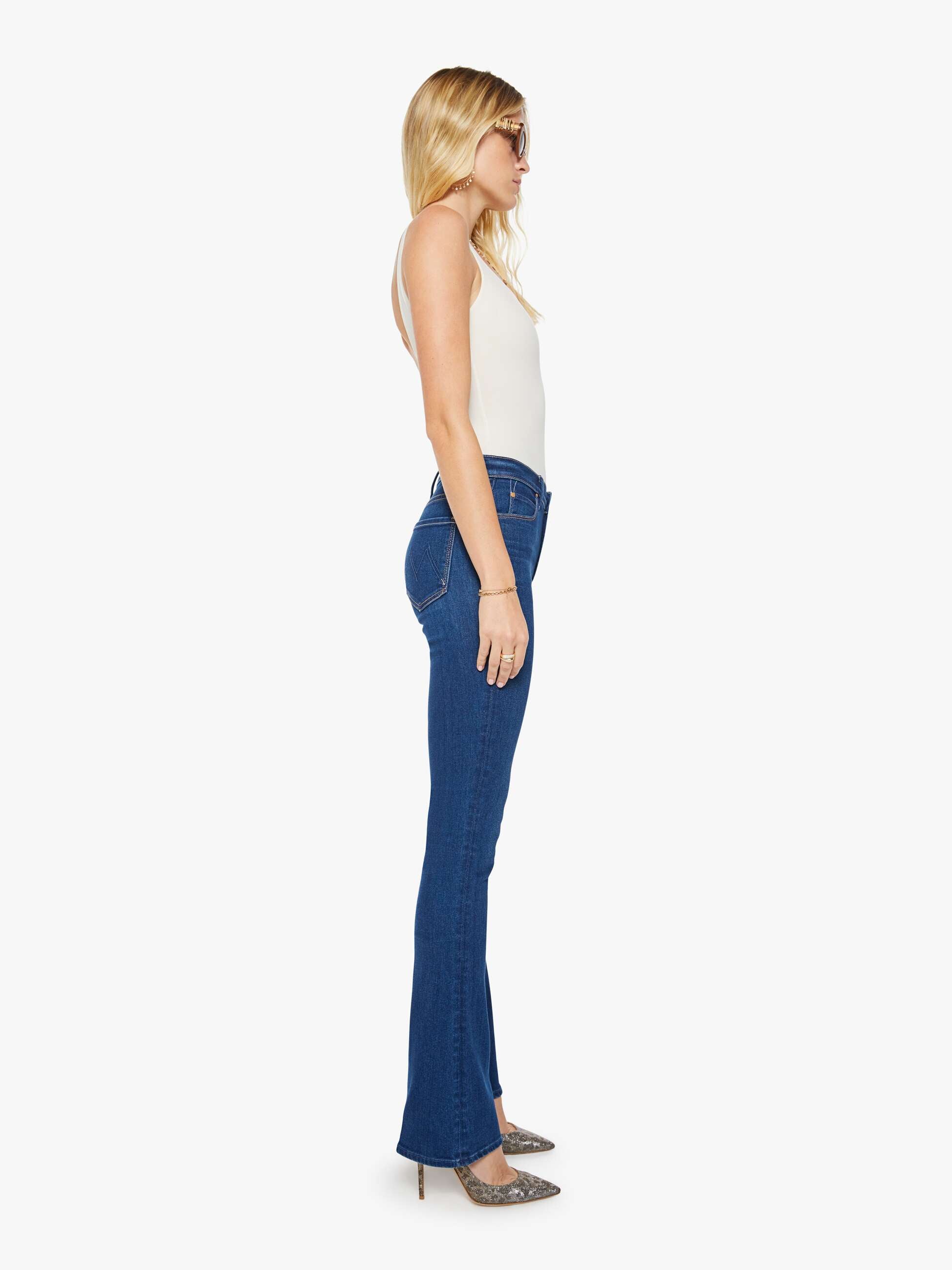 Women The Party In The Back Shirt | Mother Denim Flower Notes