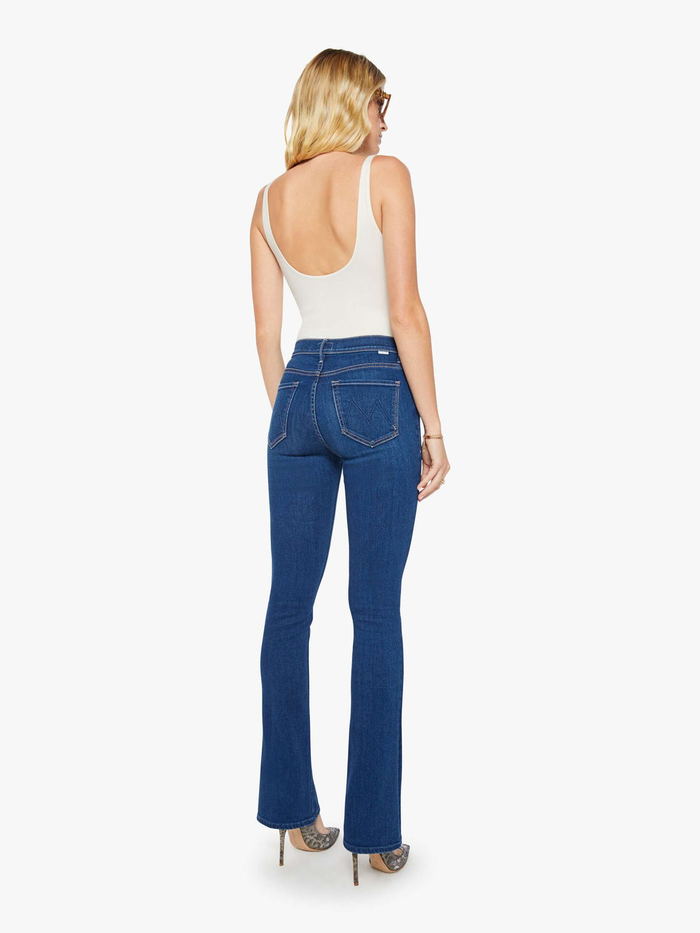 Women The Party In The Back Shirt | Mother Denim Flower Notes