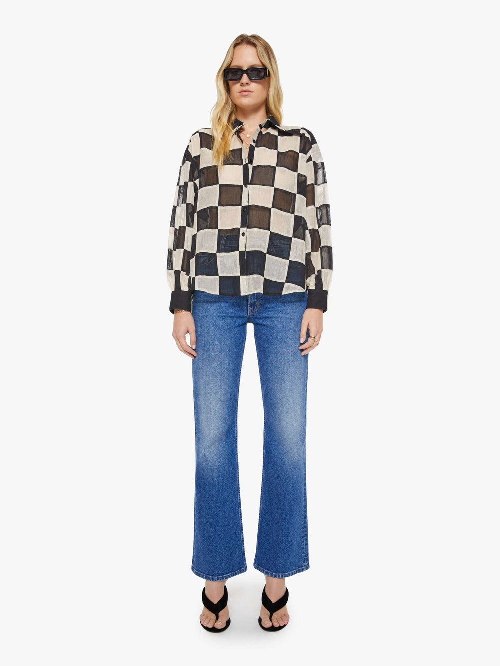 Women Alix of Bohemia Emery Shirt | Mother Denim HARLEQUIN