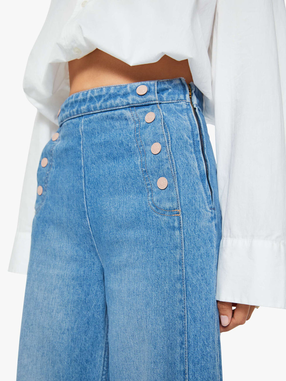 Women The Foxy Boxy | Mother Denim Hands Up
