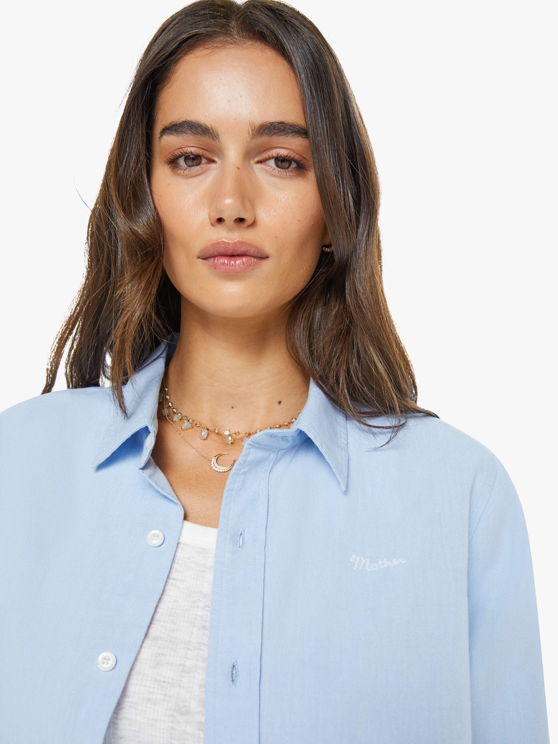 Women The Bestie | Mother Denim Light Blue