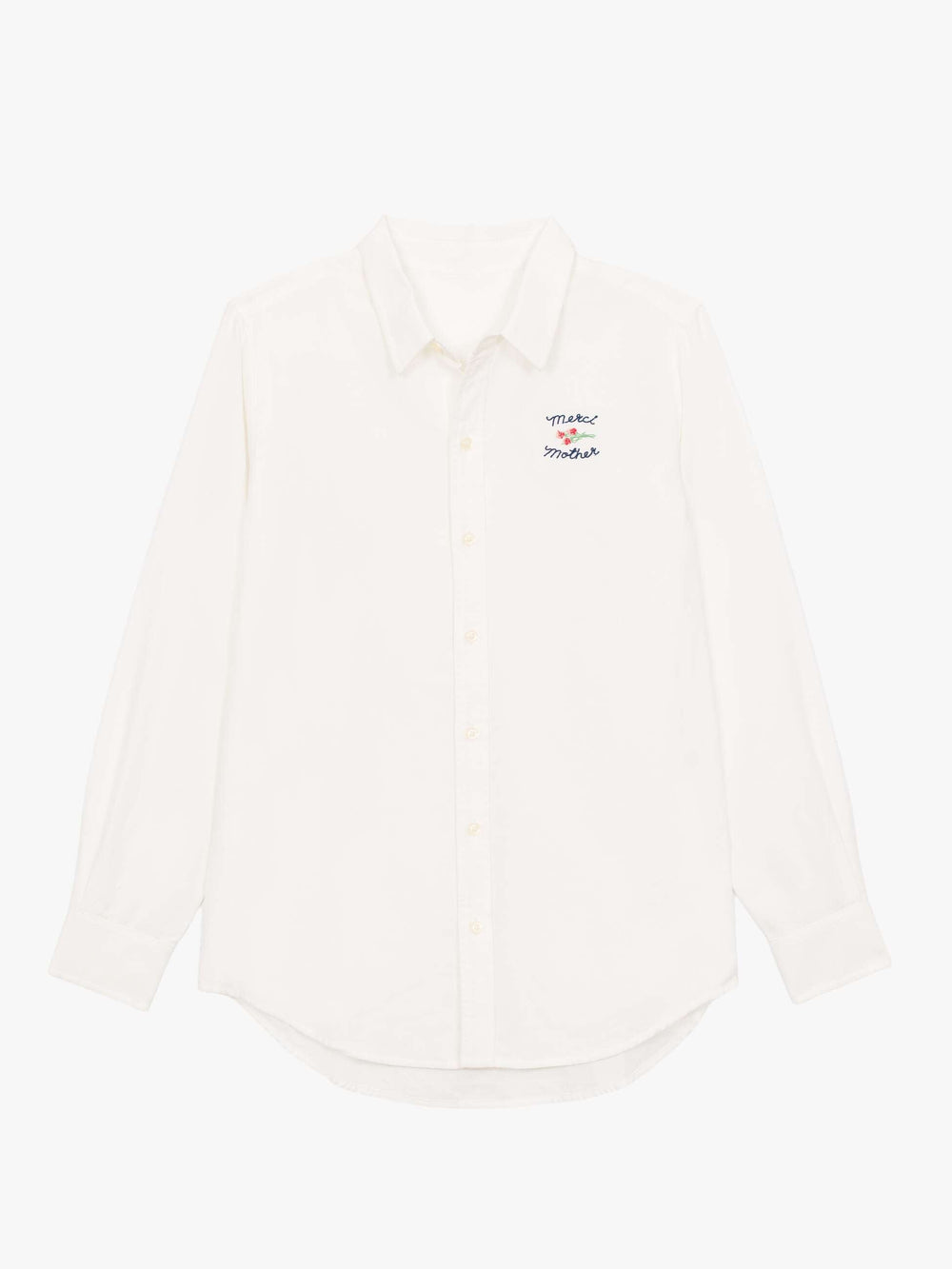 Women THE BESTIE OFFICE HOURS MERCI | Mother Denim White