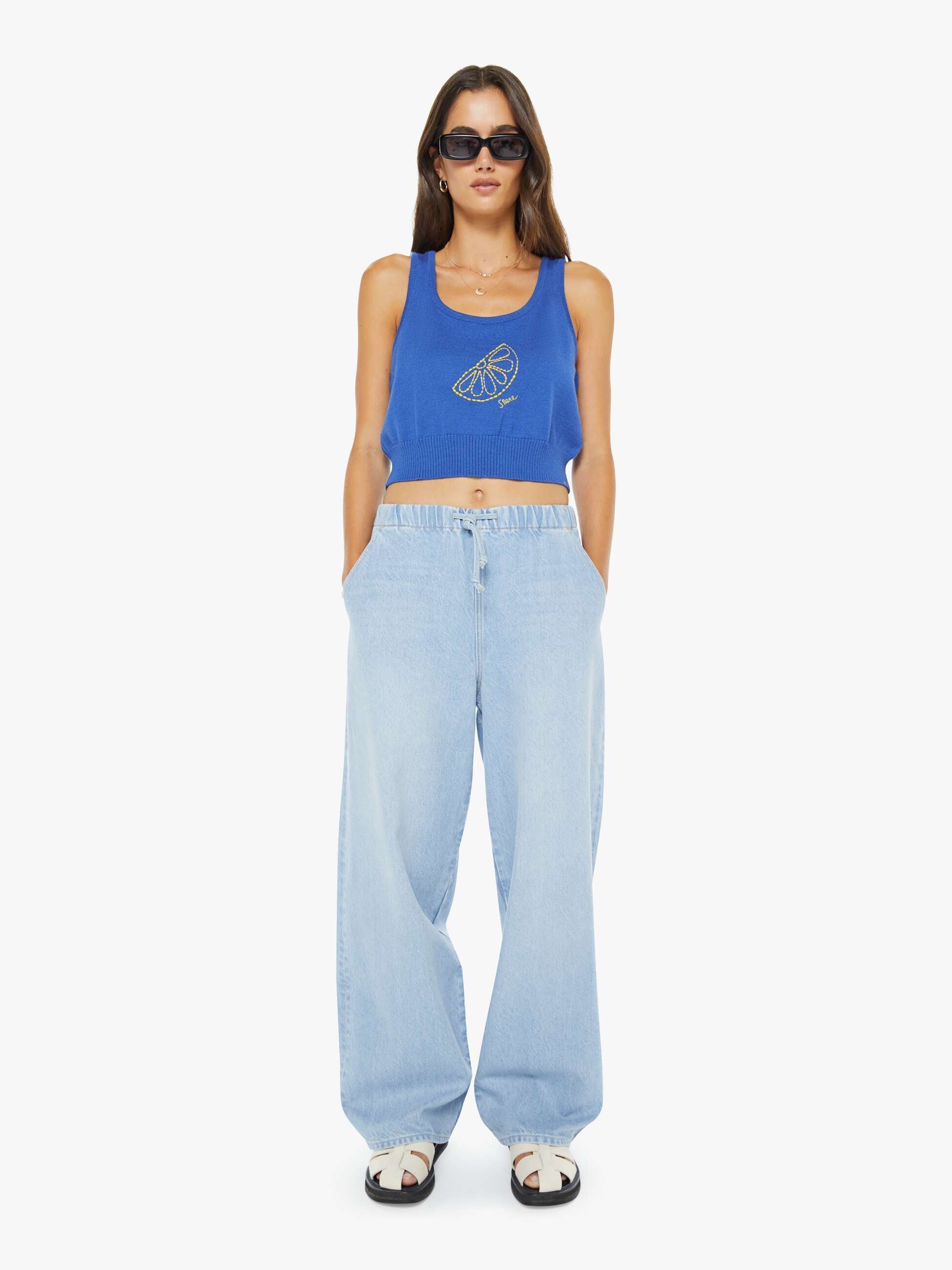Women The Relaxed Tank | Mother Denim Open Table