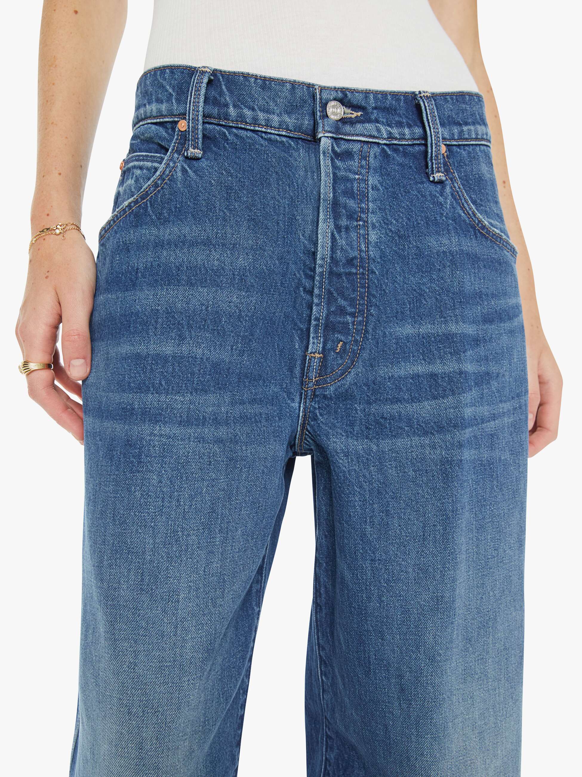 Women The L/S Huddle | Mother Denim Going The Distance