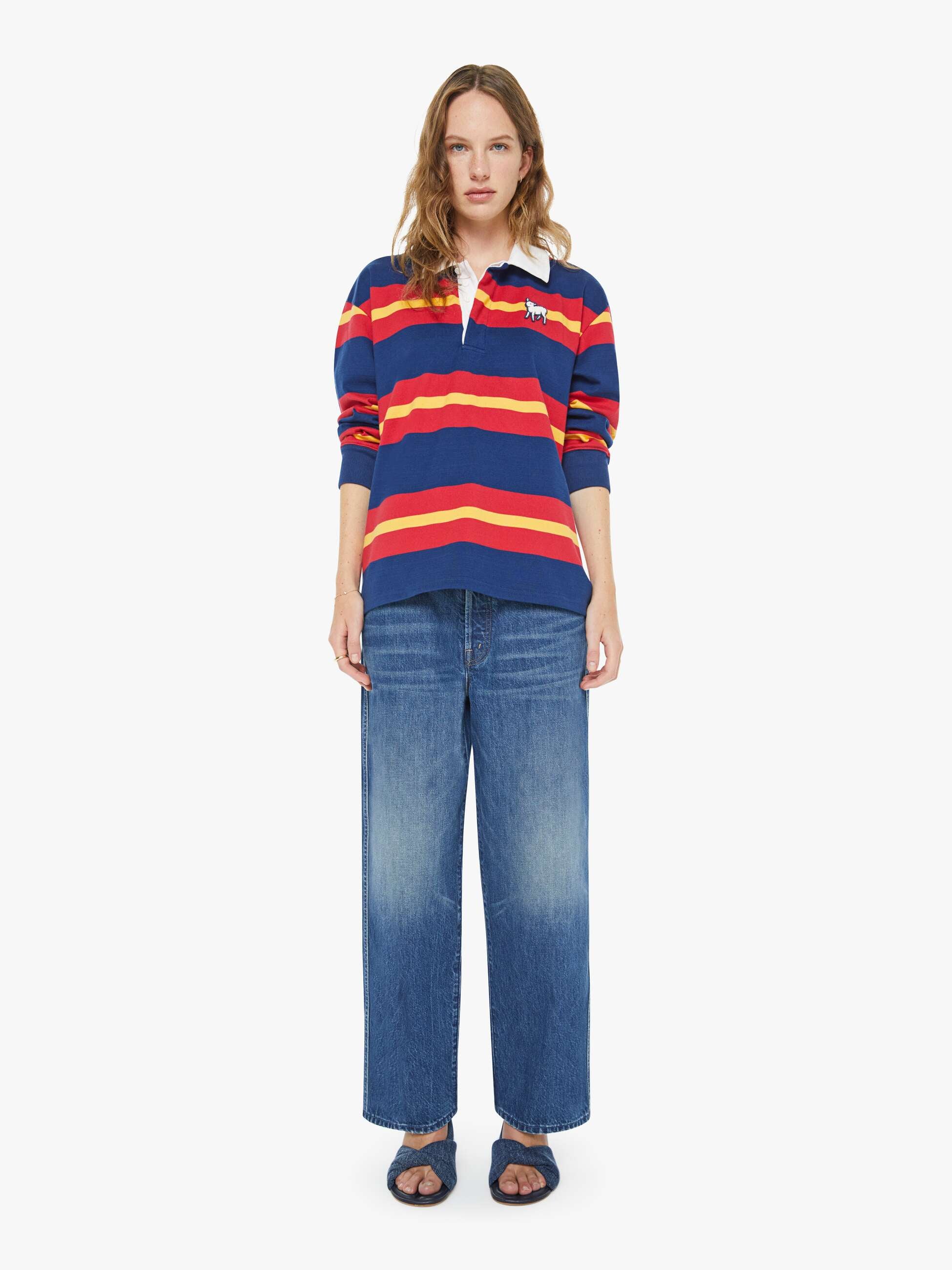 Women The L/S Huddle | Mother Denim Going The Distance