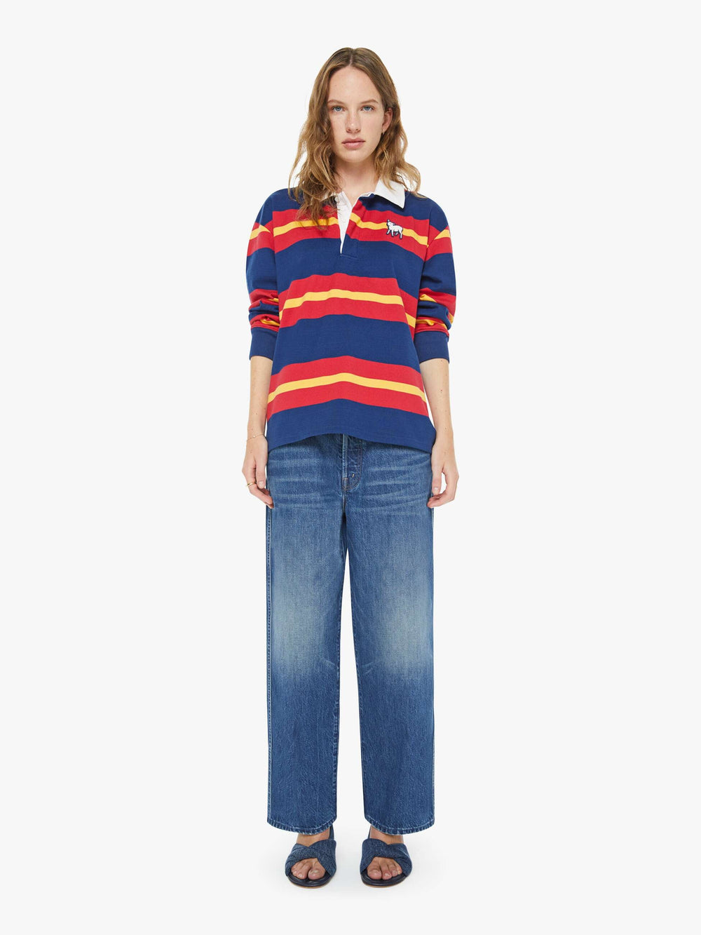 Women The L/S Huddle | Mother Denim Going The Distance