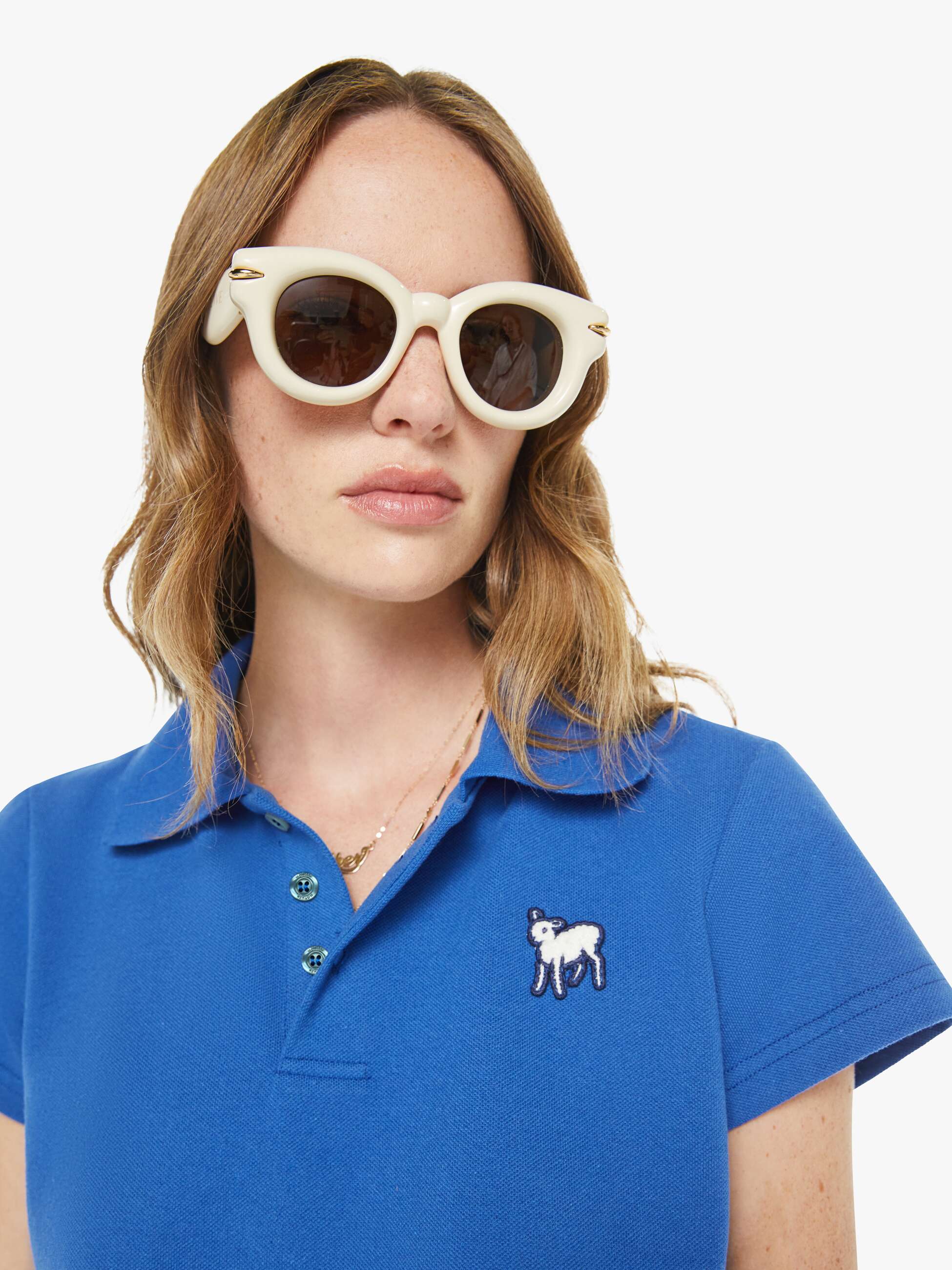 Women The Lil Match | Mother Denim French Blue