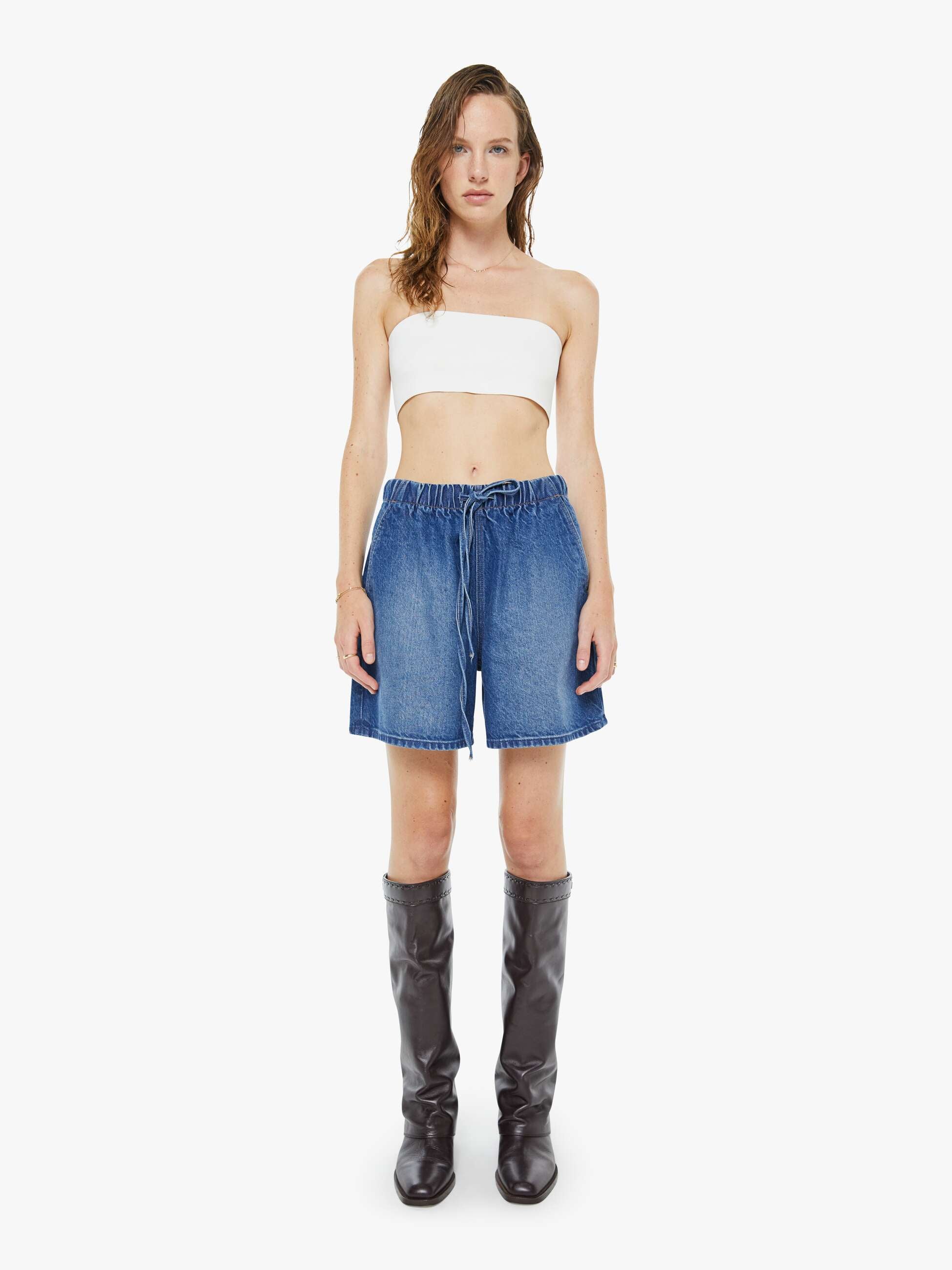 Women SNACKS! The Buffet Bermuda | Mother Denim Flambabe