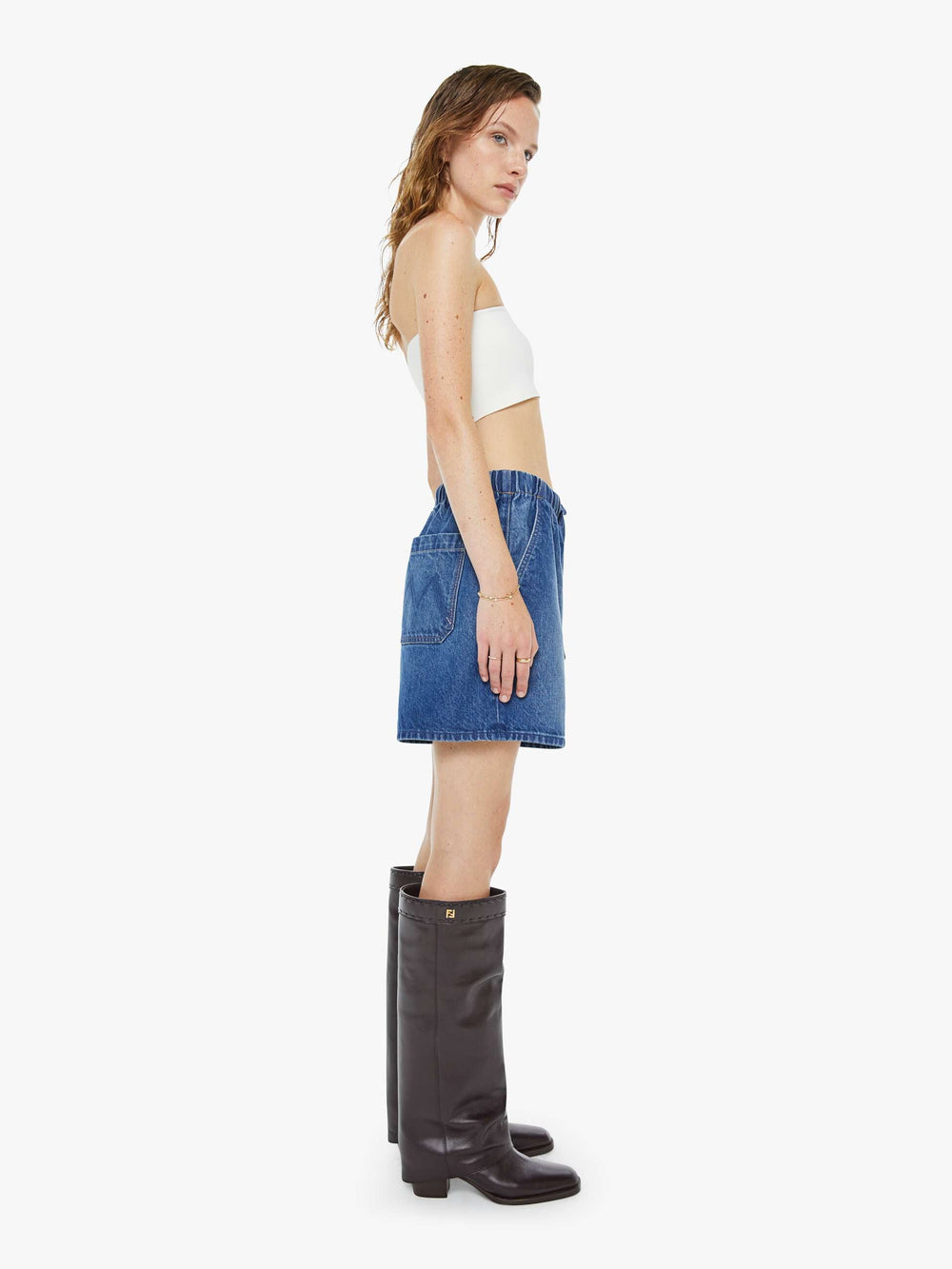 Women SNACKS! The Buffet Bermuda | Mother Denim Flambabe