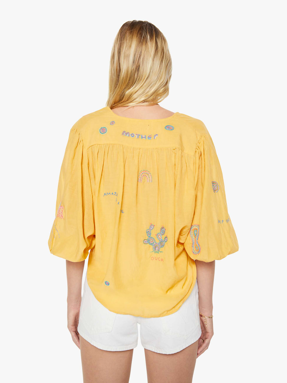 Women The Dodger Short | Mother Denim Picket Fence