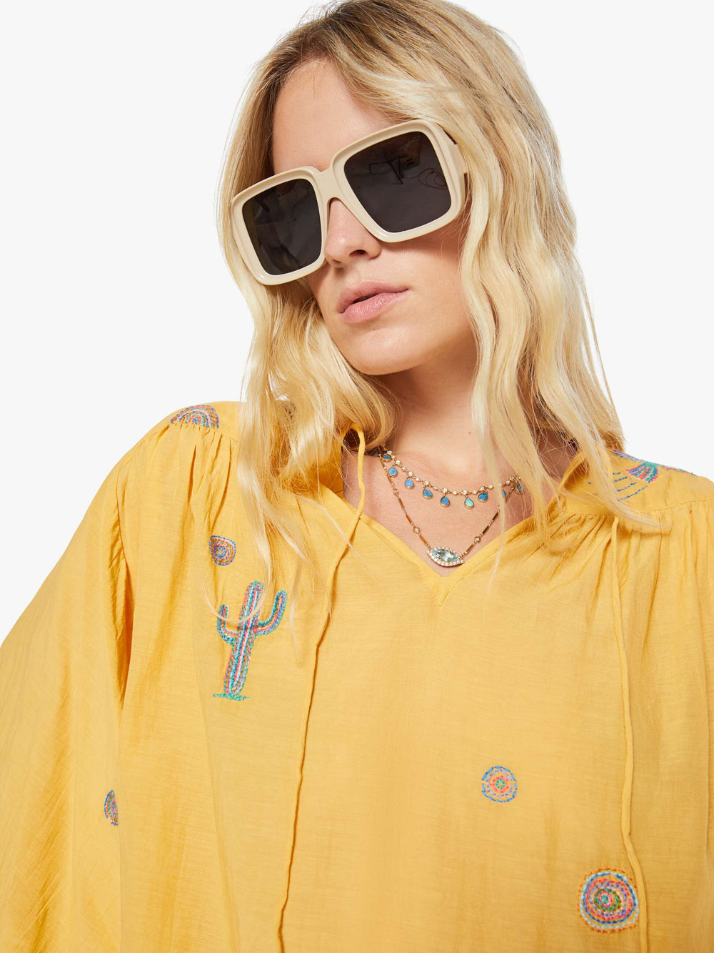 Women The Dodger Short | Mother Denim Picket Fence